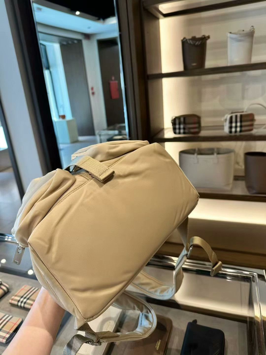 Burberry Burberry Medium Nylon Backpack Size ONE SIZE - 5 Thumbnail