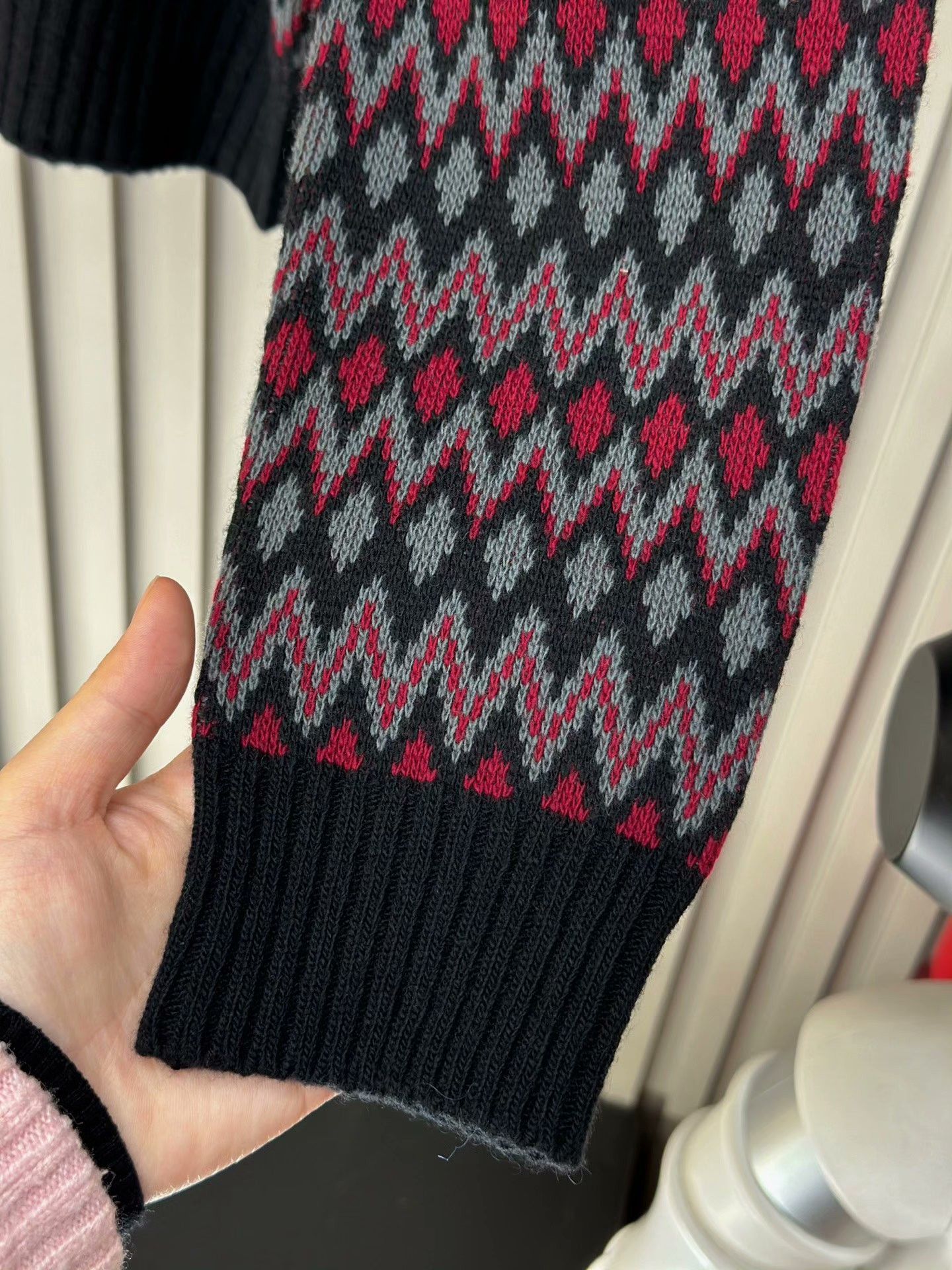Prada PRADA Colorblock Crewneck Wool Sweater Size US M / EU 48-50 / 2 - 4 Thumbnail