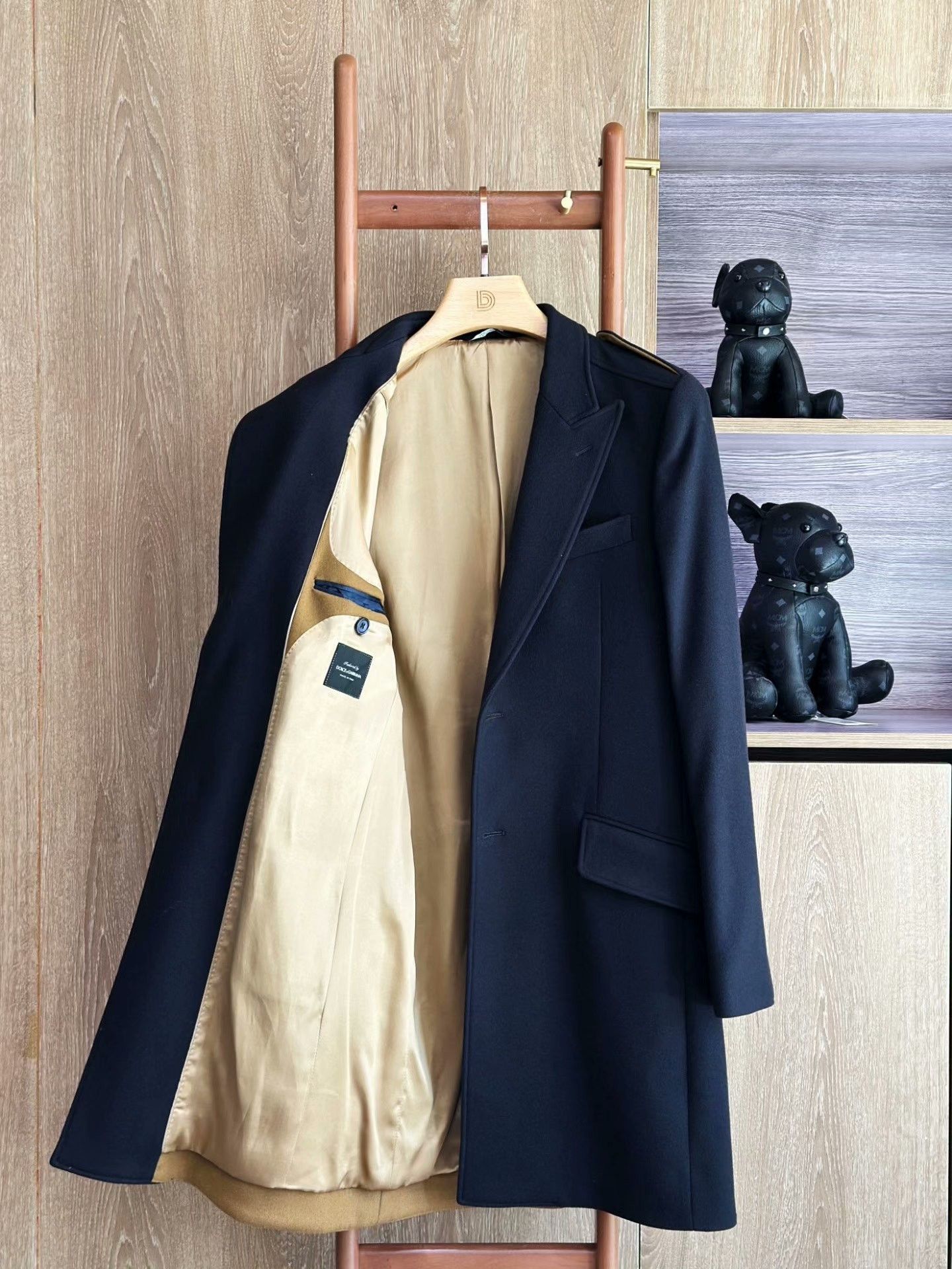 Dolce & Gabbana Dolce & Gabbana Long Wool Two-Button Coat Size US L / EU 52-54 / 3 - 3 Thumbnail