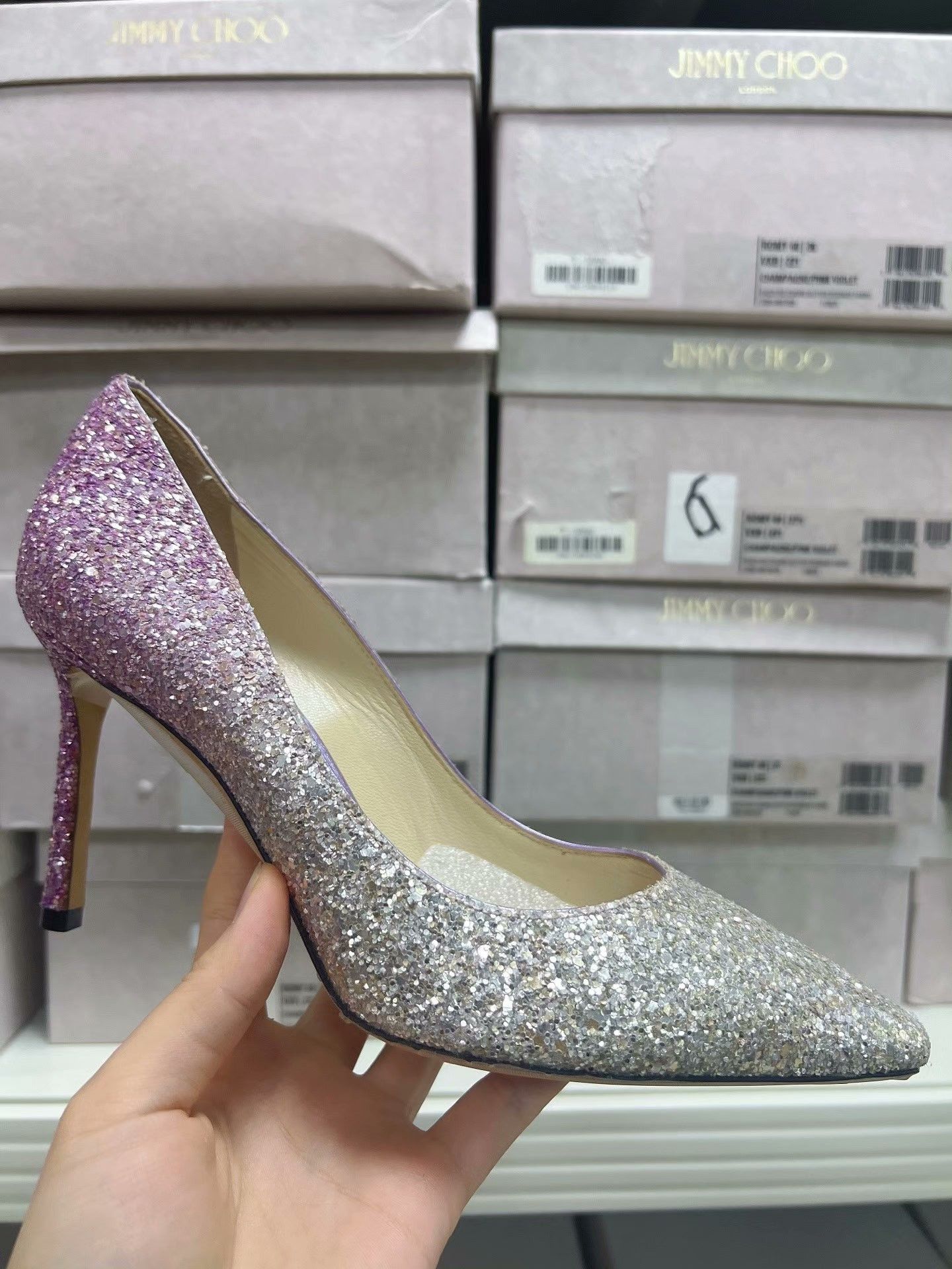 Jimmy Choo Jimmy Choo Gradient Heel 8.5cm Pump Size US 5 / IT 35 - 2 Thumbnail