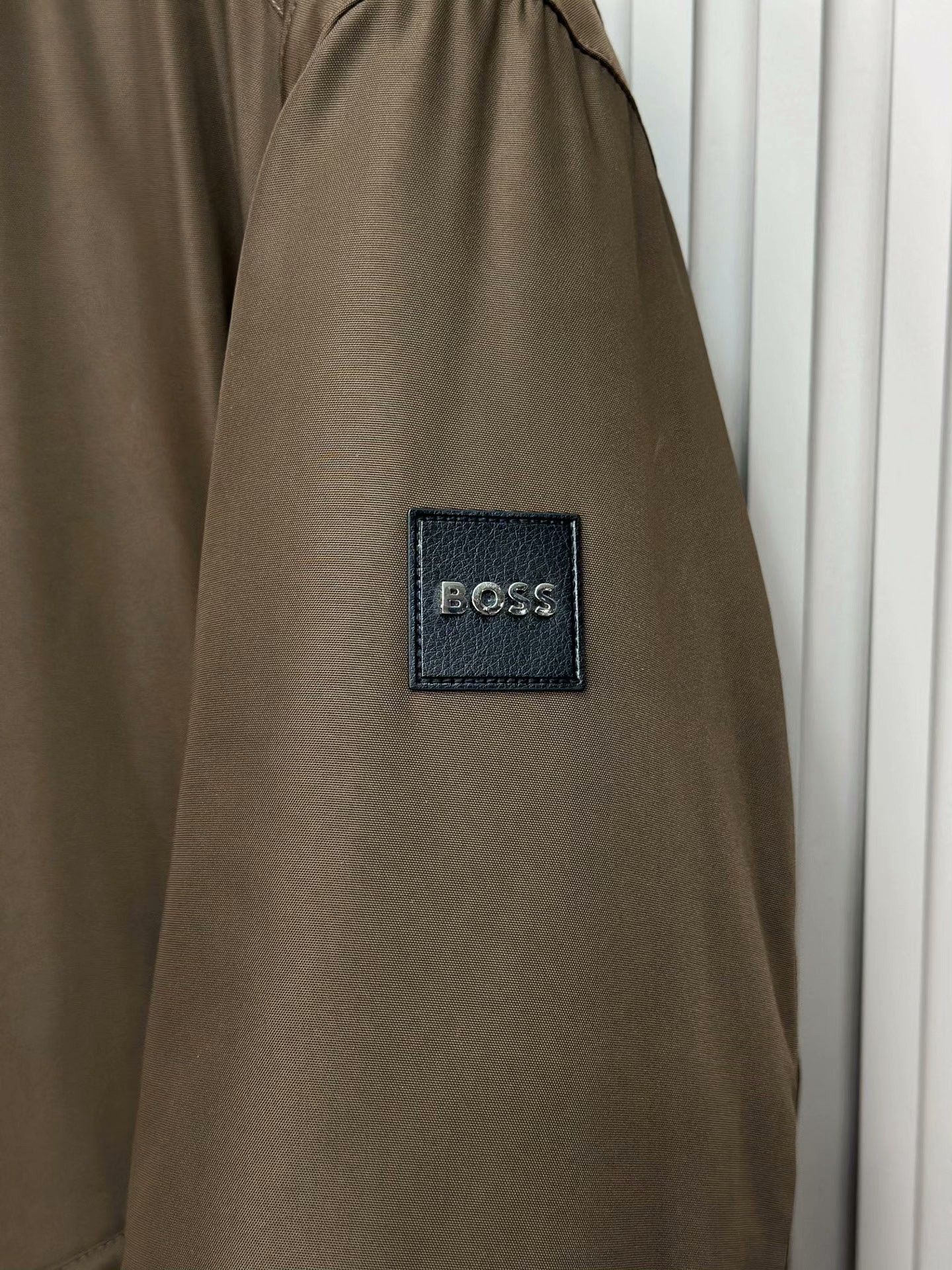 Hugo Boss HUGO BOSS Men's Stand Collar Cotton Jacket Size US M / EU 48-50 / 2 - 6 Thumbnail