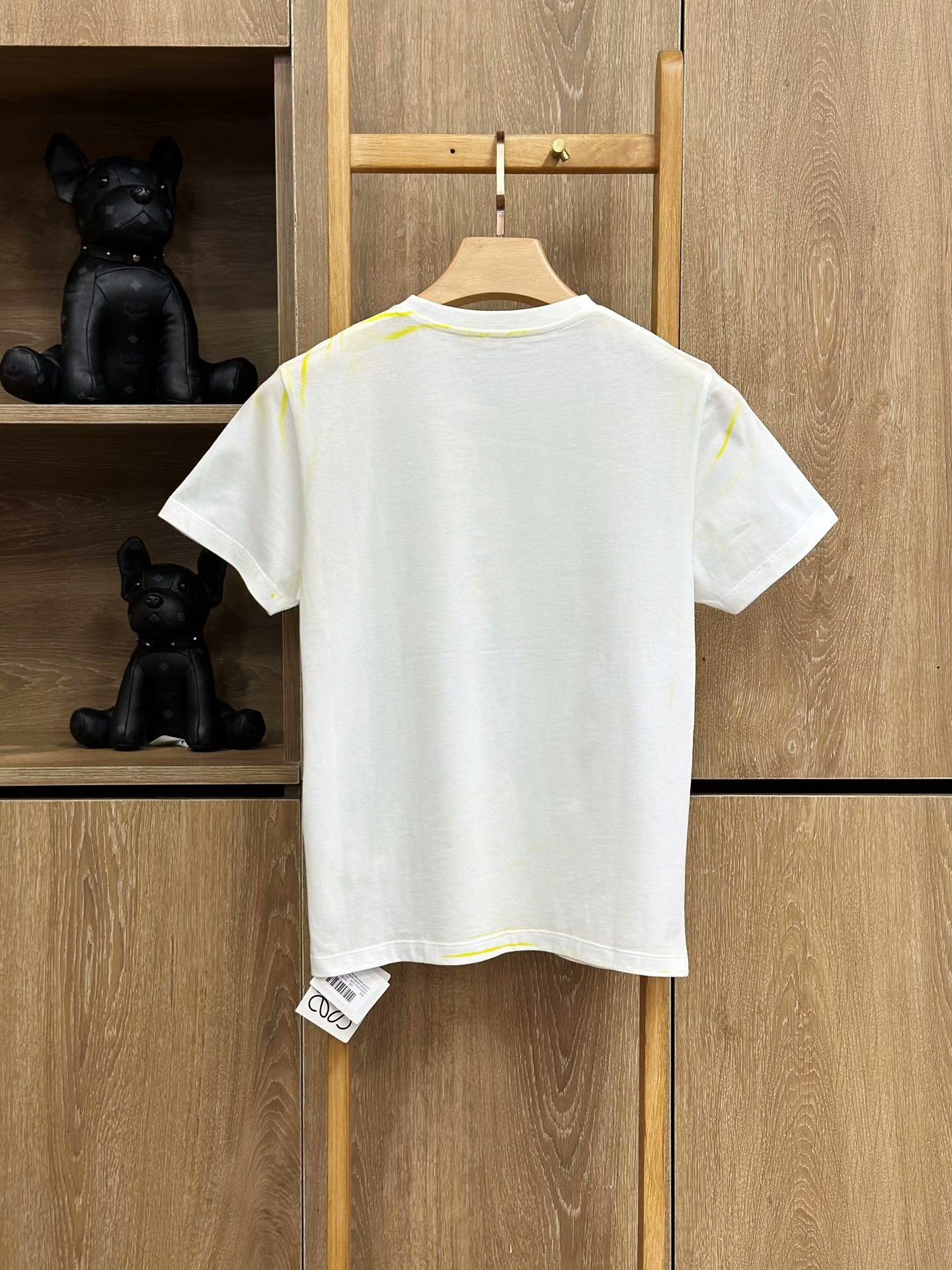 Loewe LOEWE White Casual Crew Neck T-Shirt Size XS / US 0-2 / IT 36-38 - 2 Thumbnail