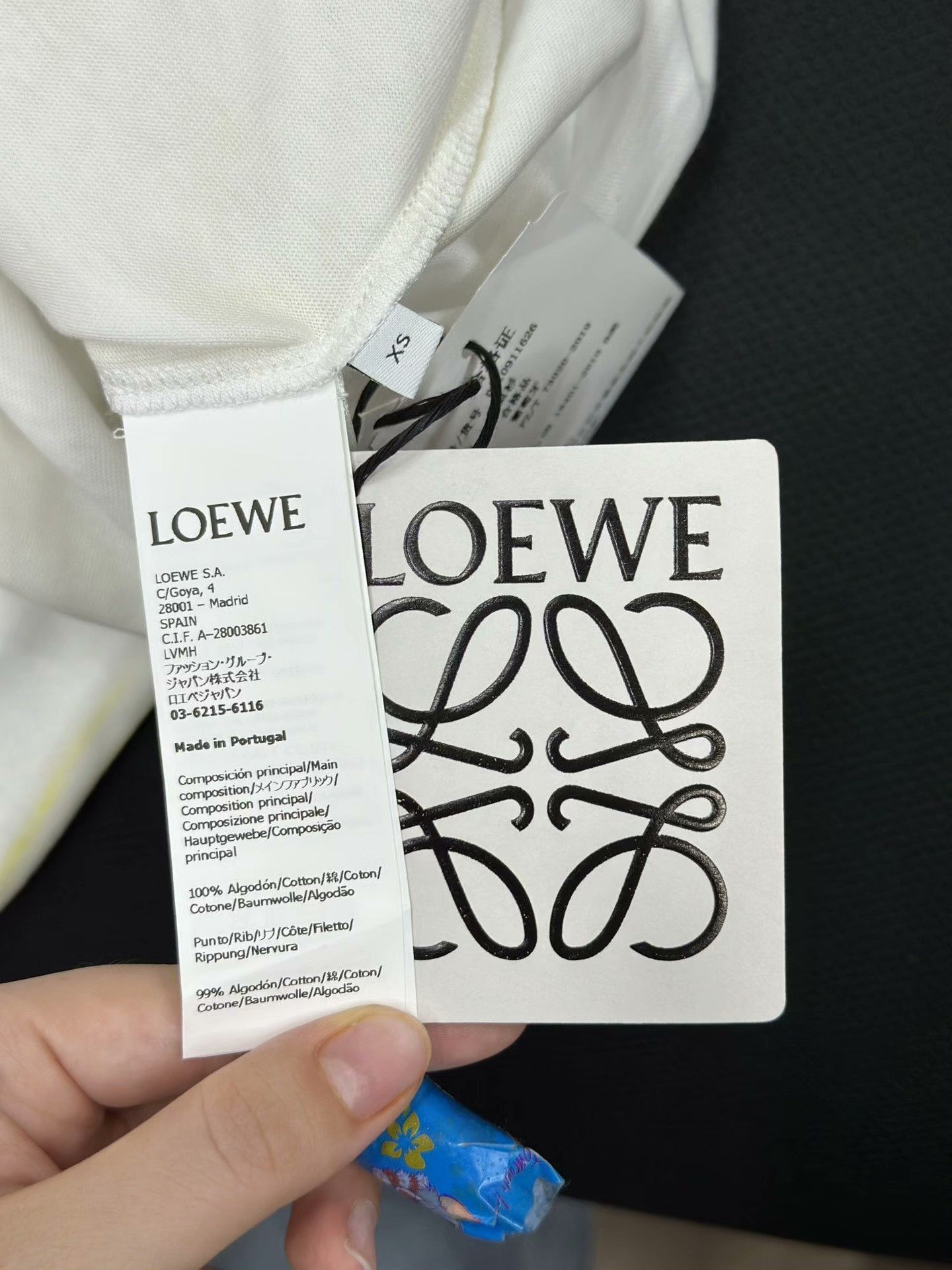 Loewe LOEWE White Casual Crew Neck T-Shirt Size XS / US 0-2 / IT 36-38 - 5 Thumbnail