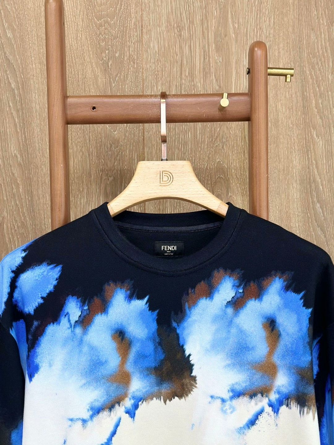 Fendi FENDI Tie-Dye Gradient Cotton Sweatshirt Size US M / EU 48-50 / 2 - 3 Thumbnail