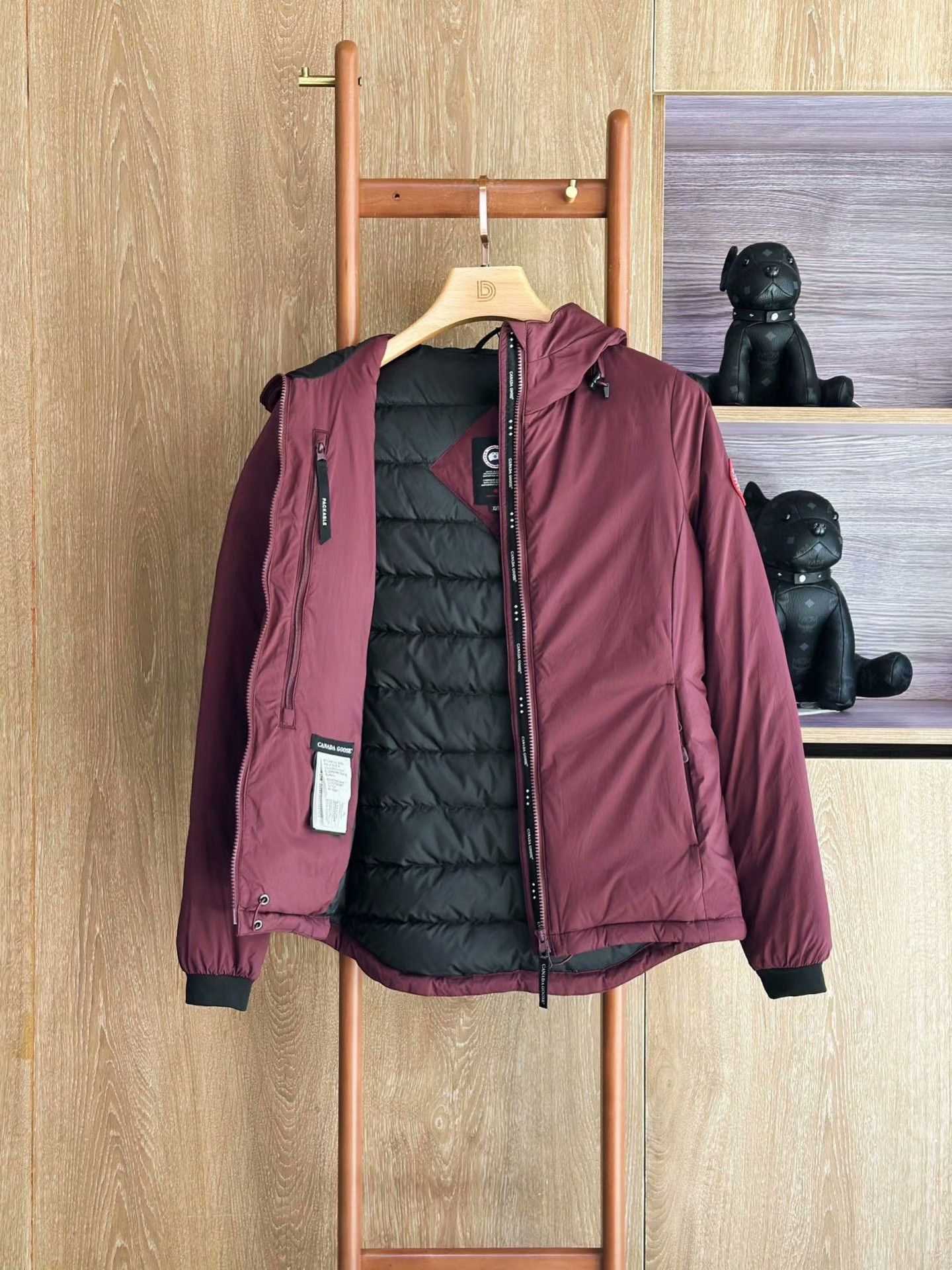 Canada Goose Canada Goose Red Hooded Down Jacket Size US XS / EU 42 / 0 - 3 Thumbnail