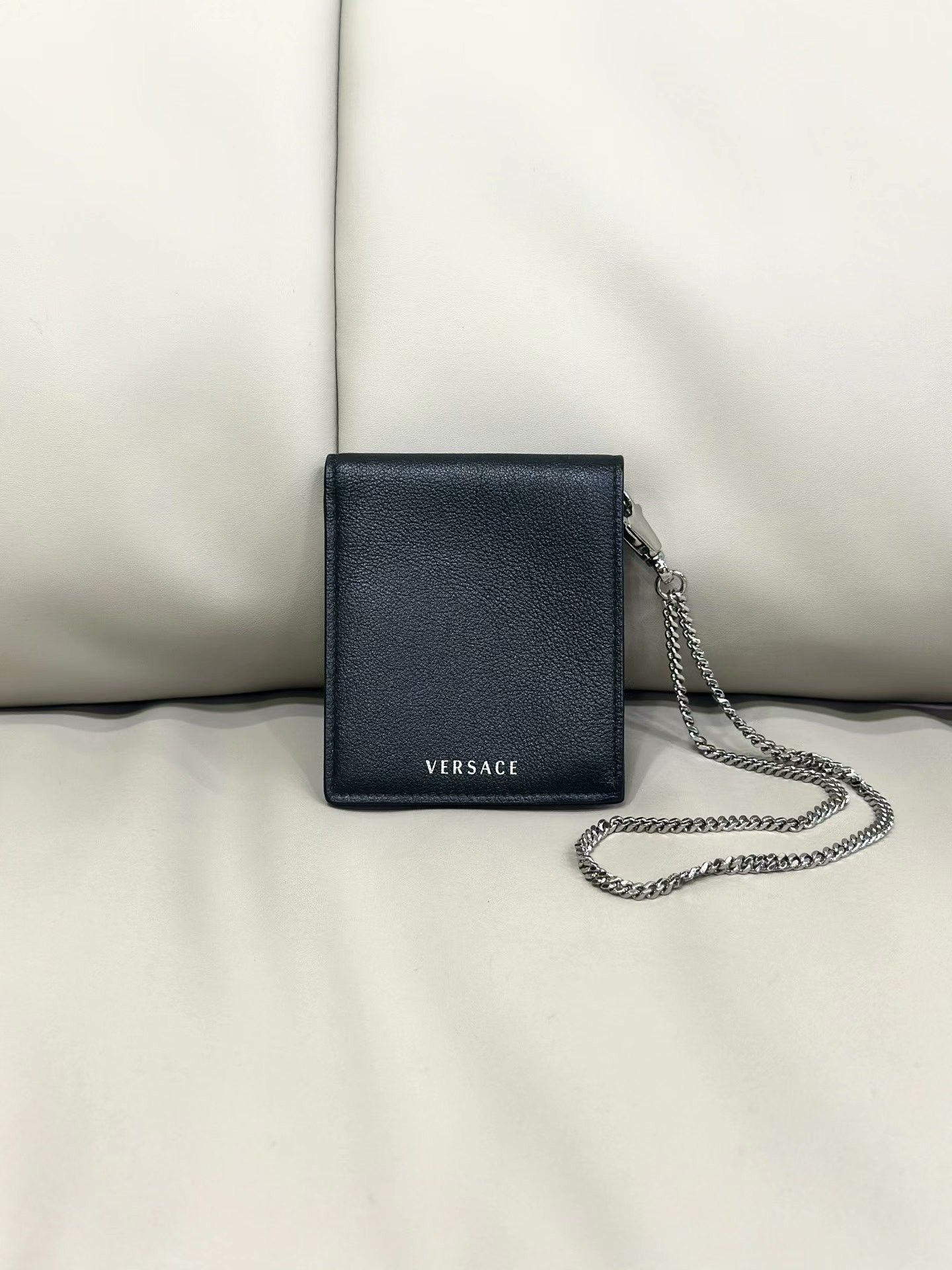 Versace Versace Black Chain Wallet Card Holder Size ONE SIZE - 2 Thumbnail