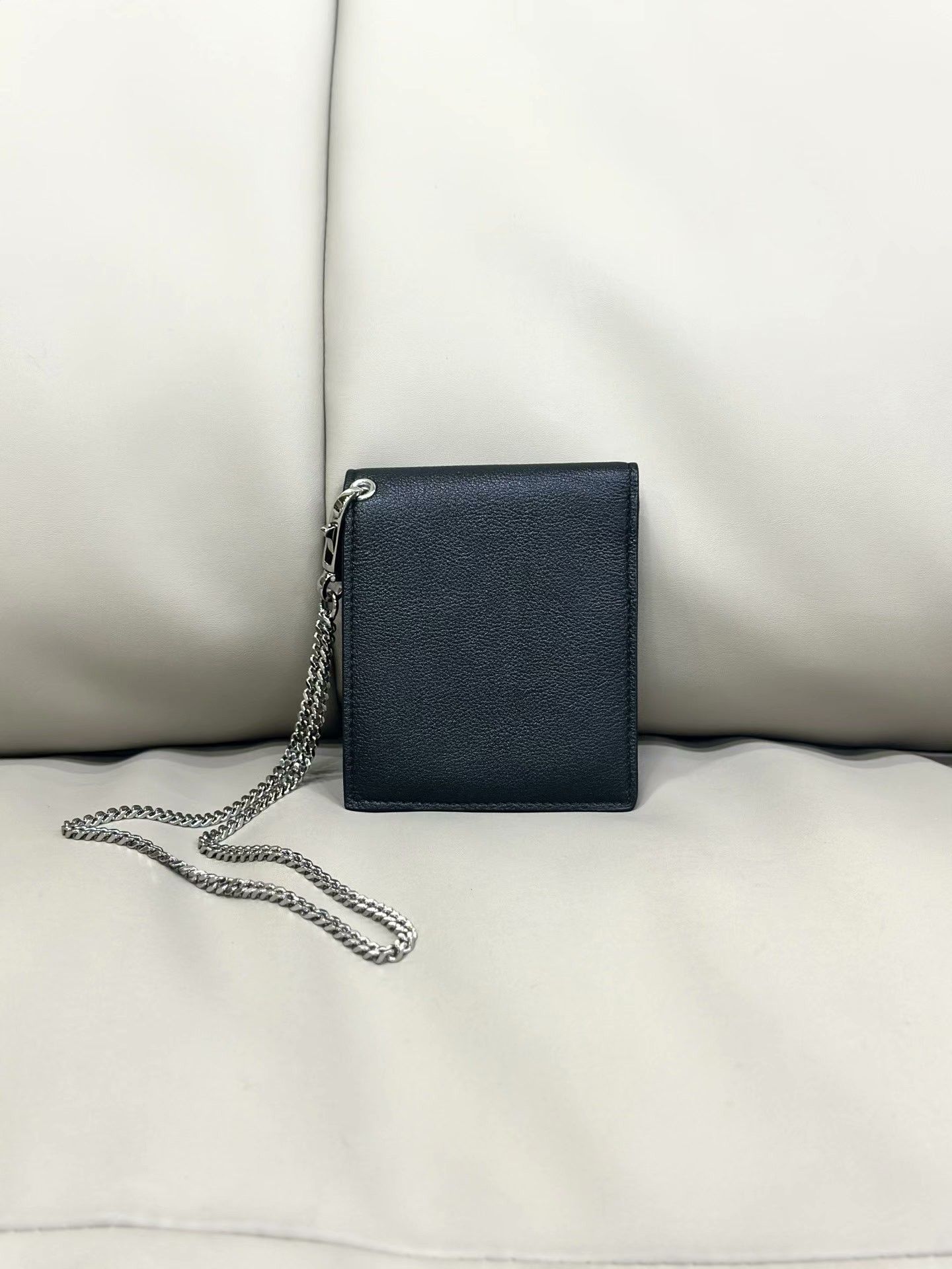 Versace Versace Black Chain Wallet Card Holder Size ONE SIZE - 4 Thumbnail