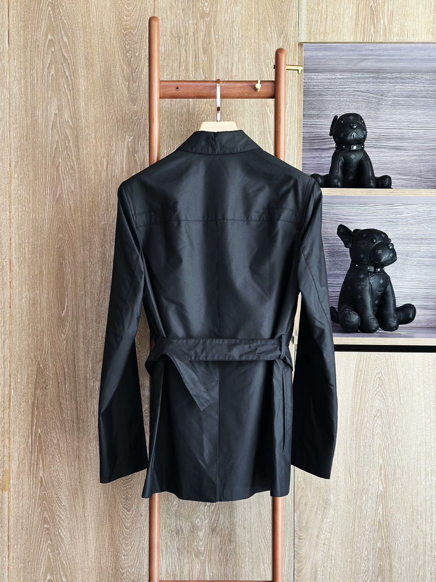 Dior Dior Black Casual Trench Coat Size US S / EU 44-46 / 1 - 2 Thumbnail
