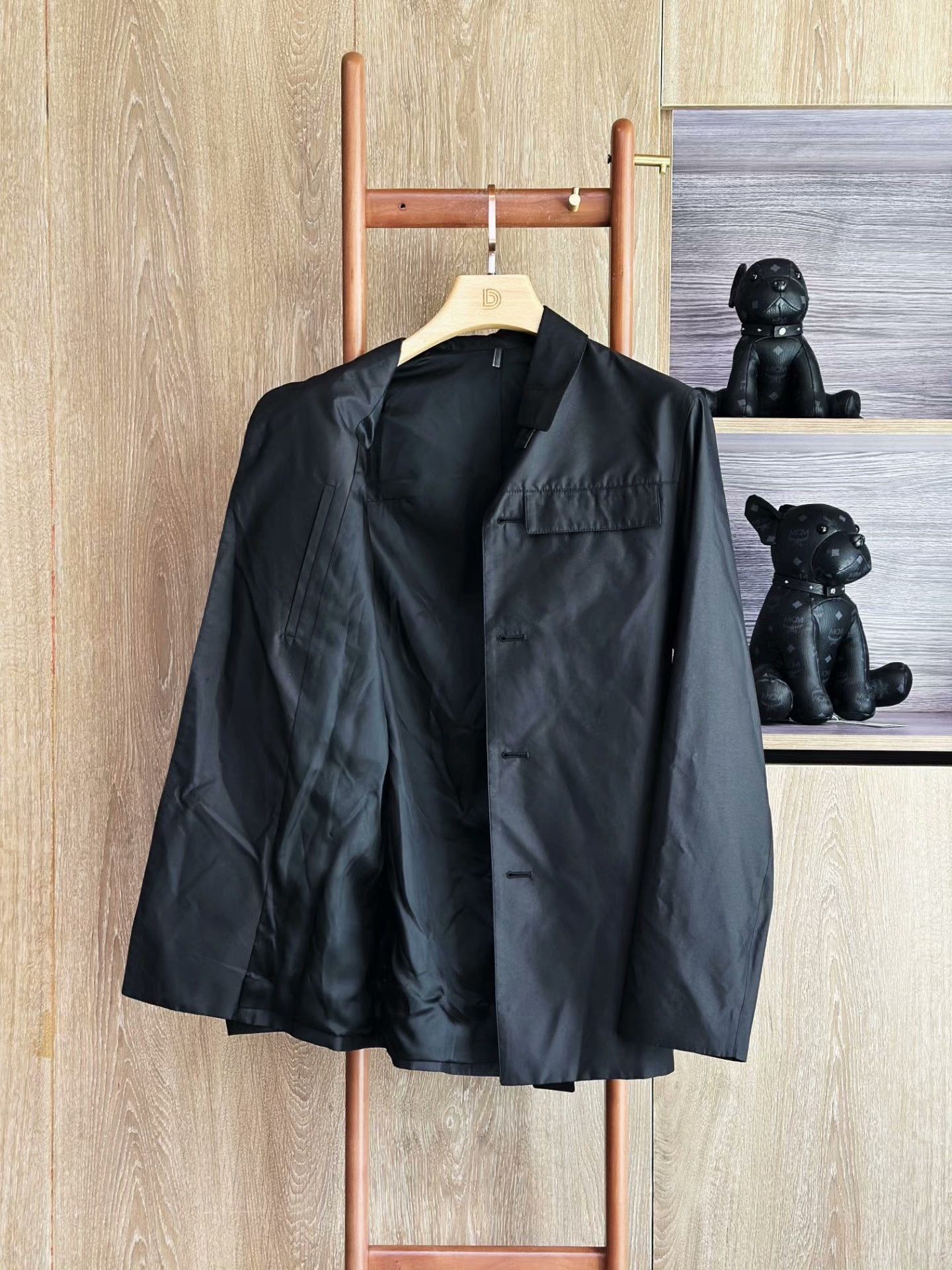 Dior Dior Black Casual Trench Coat Size US S / EU 44-46 / 1 - 3 Thumbnail