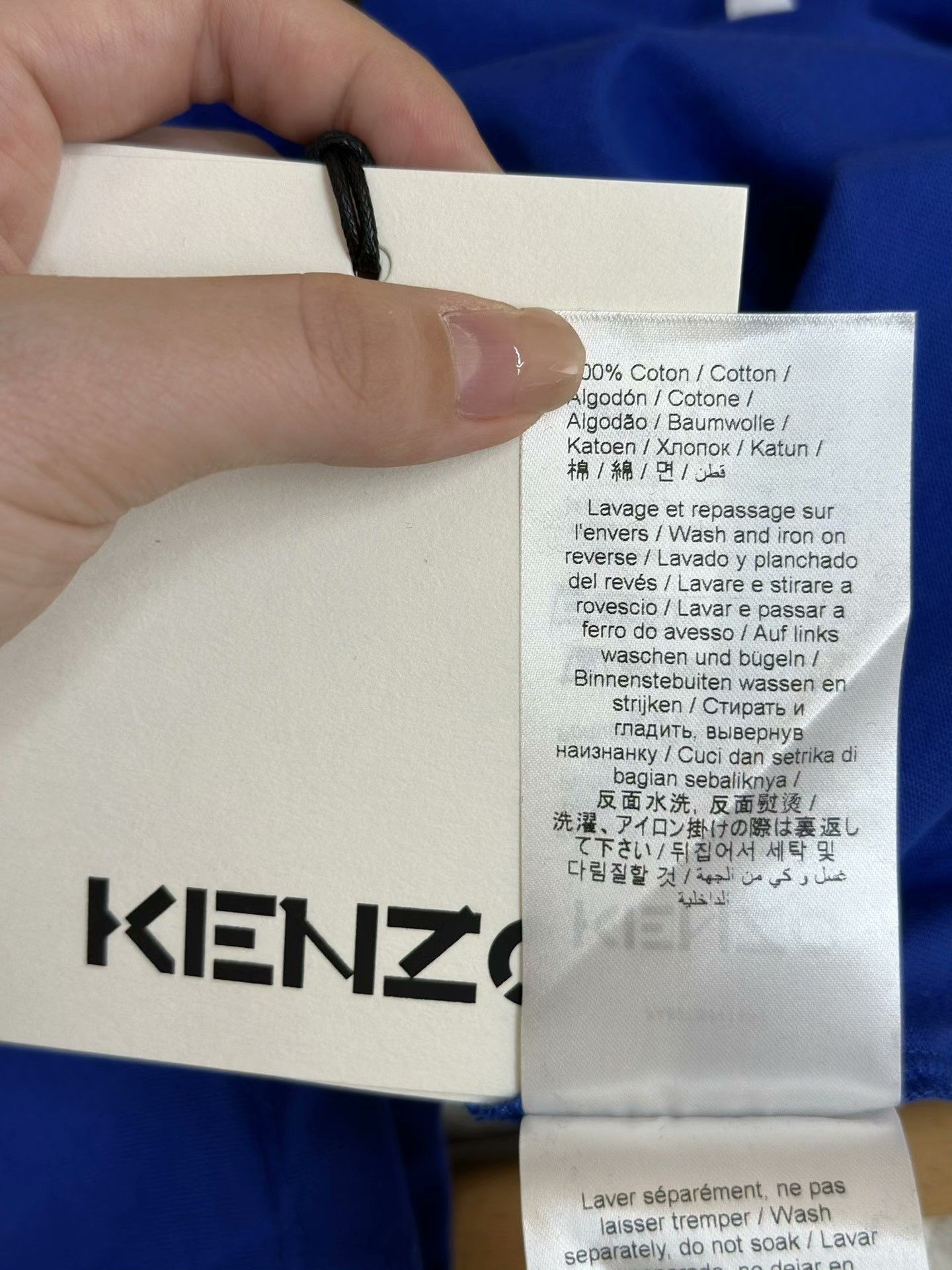 Kenzo KENZO Women's Blue Casual Crewneck T-shirt Size XS / US 0-2 / IT 36-38 - 6 Thumbnail
