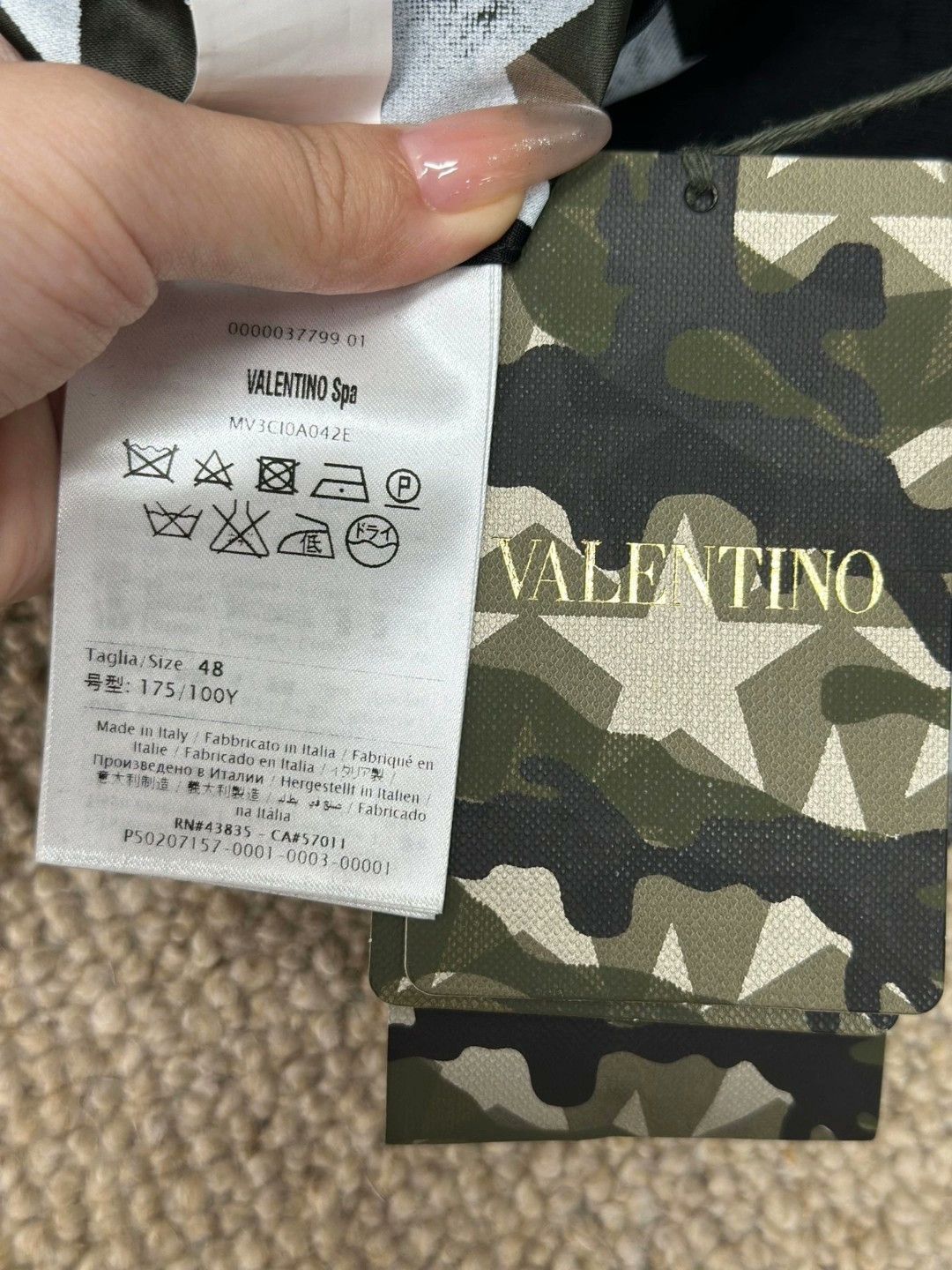Valentino Valentino Camouflage Casual Jacket Size US M / EU 48-50 / 2 - 7 Thumbnail