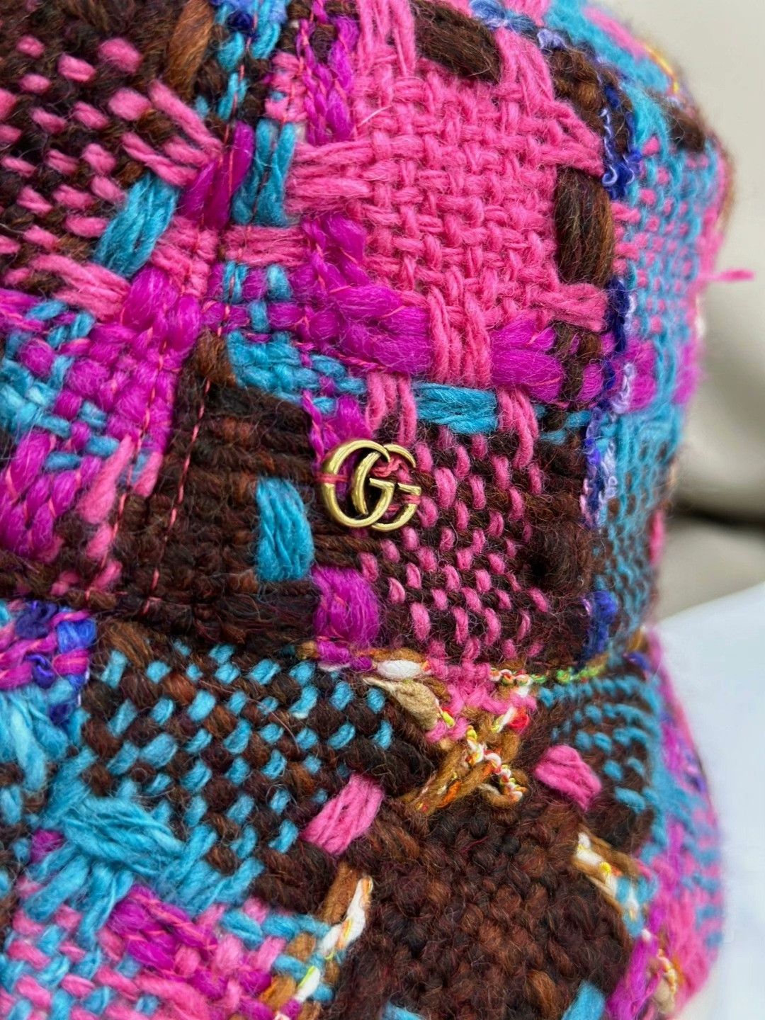 Gucci Gucci Colorful Tweed Bucket Hat Size ONE SIZE - 4 Thumbnail