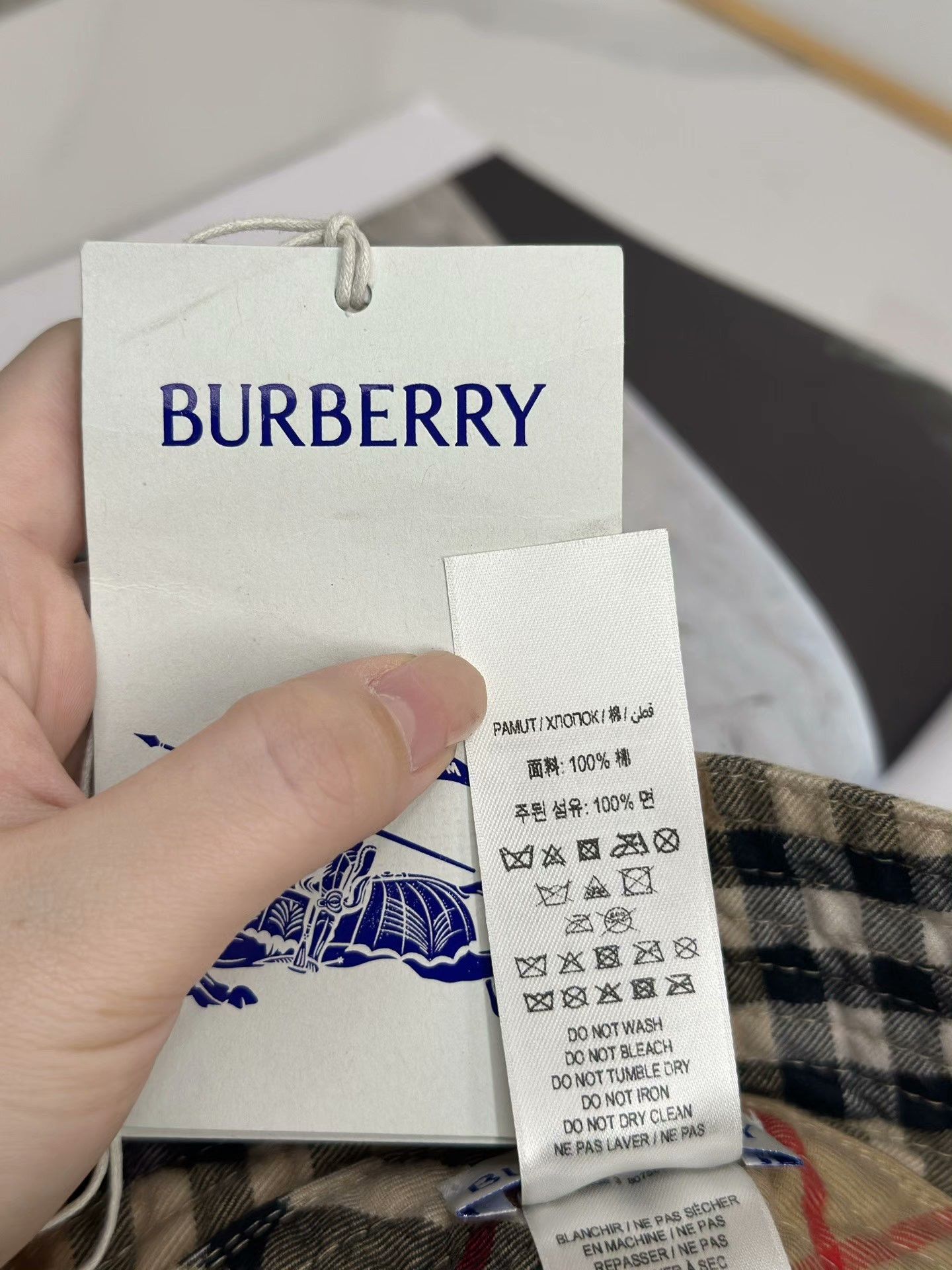 Burberry Burberry Casual Bucket Hat Size ONE SIZE - 7 Thumbnail
