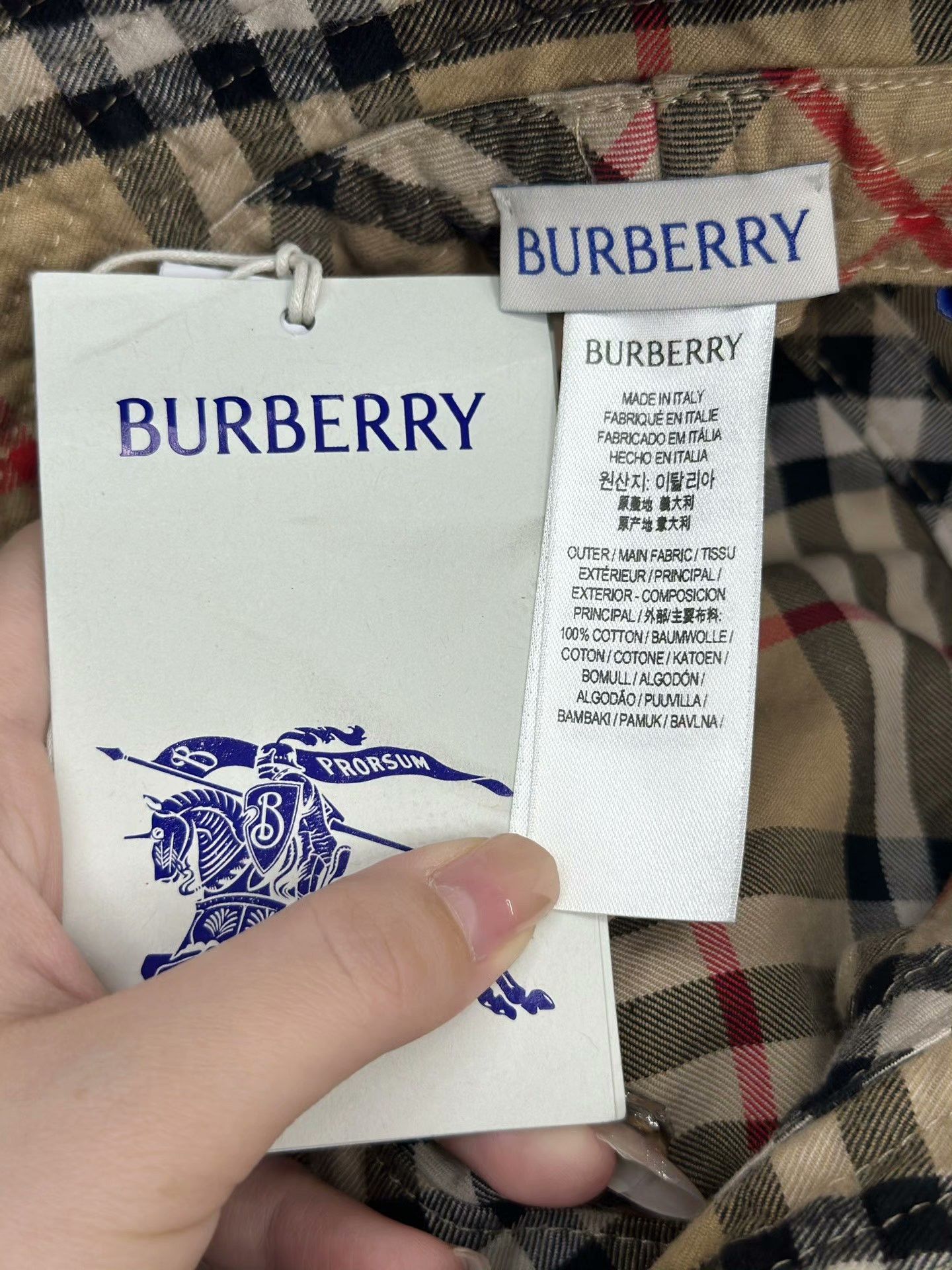 Burberry Burberry Casual Bucket Hat Size ONE SIZE - 6 Thumbnail