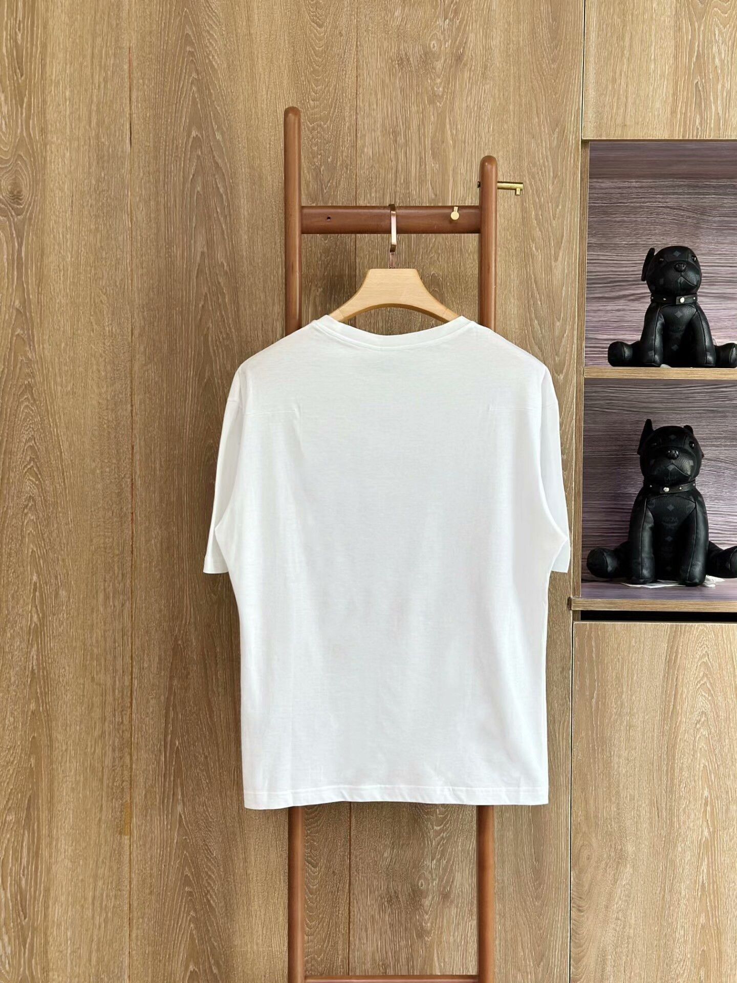Dior DIOR White Crew Neck Casual Short-Sleeve T-Shirt Size US M / EU 48-50 / 2 - 2 Thumbnail