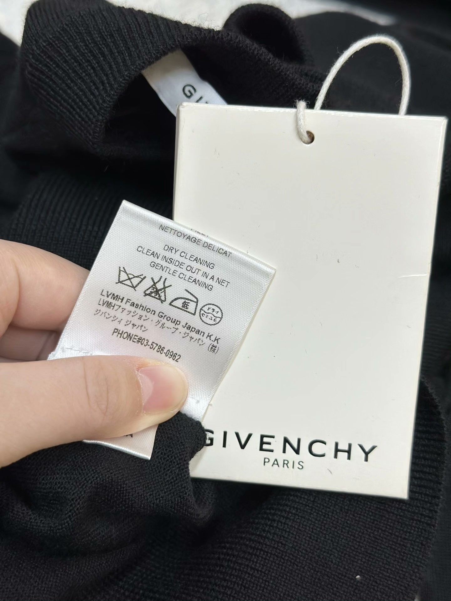 Givenchy Givenchy Black Casual Round Neck Wool Sweater Size M / US 6-8 / IT 42-44 - 6 Thumbnail