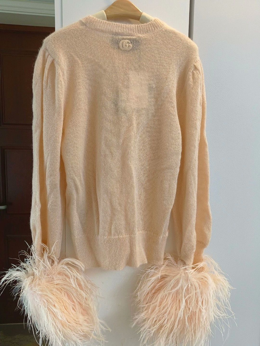 Gucci Gucci Detachable Ostrich Feather Sweater Size L / US 10 / IT 46 - 5 Thumbnail