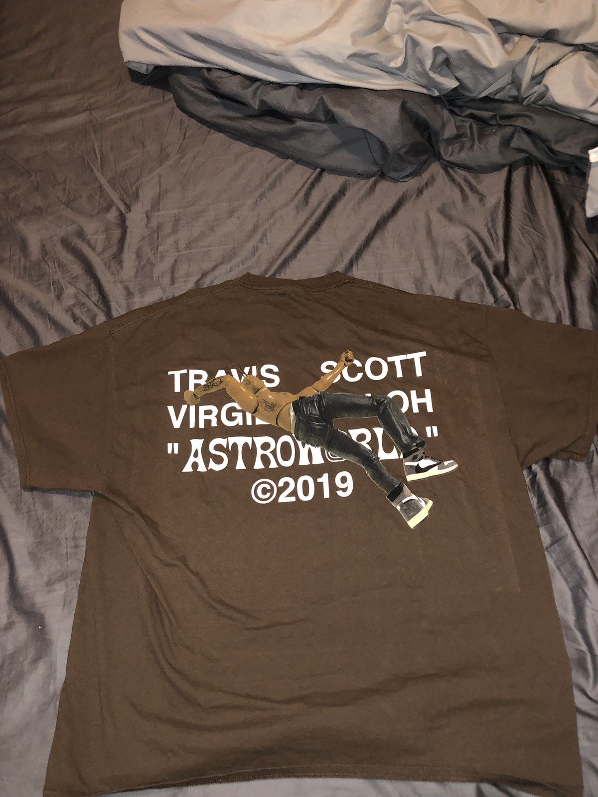 Travis scott outlet virgil abloh brown