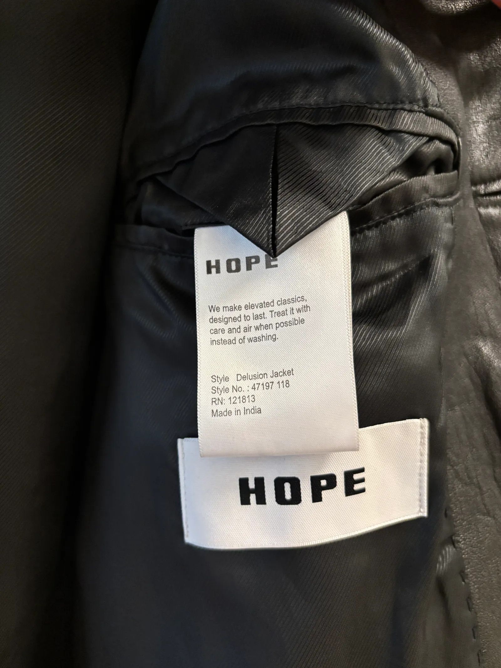 Hope Hope Delusion jacket Leather Jacket Size XS / US 0-2 / IT 36-38 - 3 Thumbnail