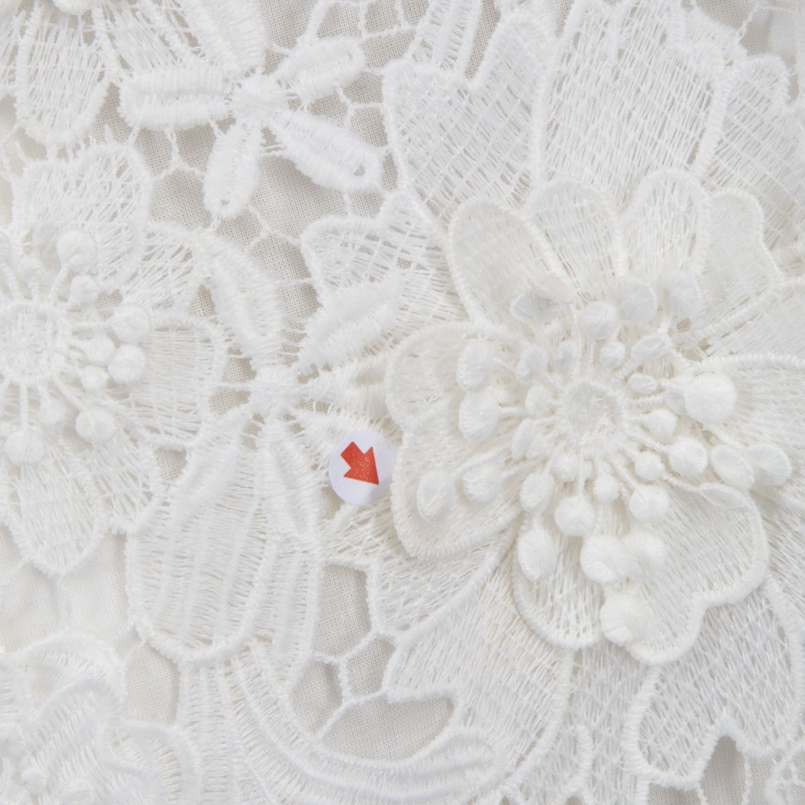 Zimmermann White Floral Embellished Dress Size L / US 10 / IT 46 - 8 Thumbnail