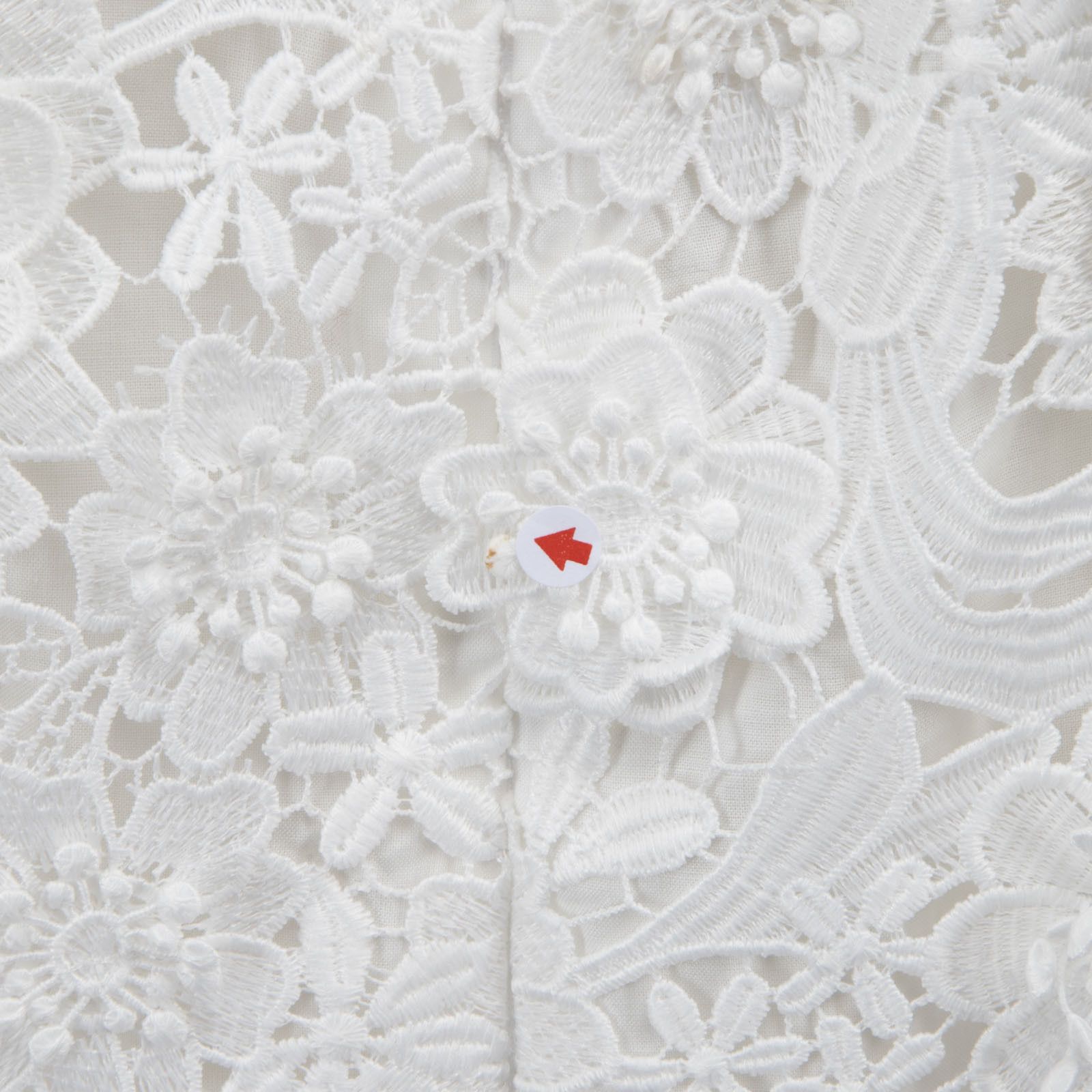 Zimmermann White Floral Embellished Dress Size L / US 10 / IT 46 - 21 Thumbnail