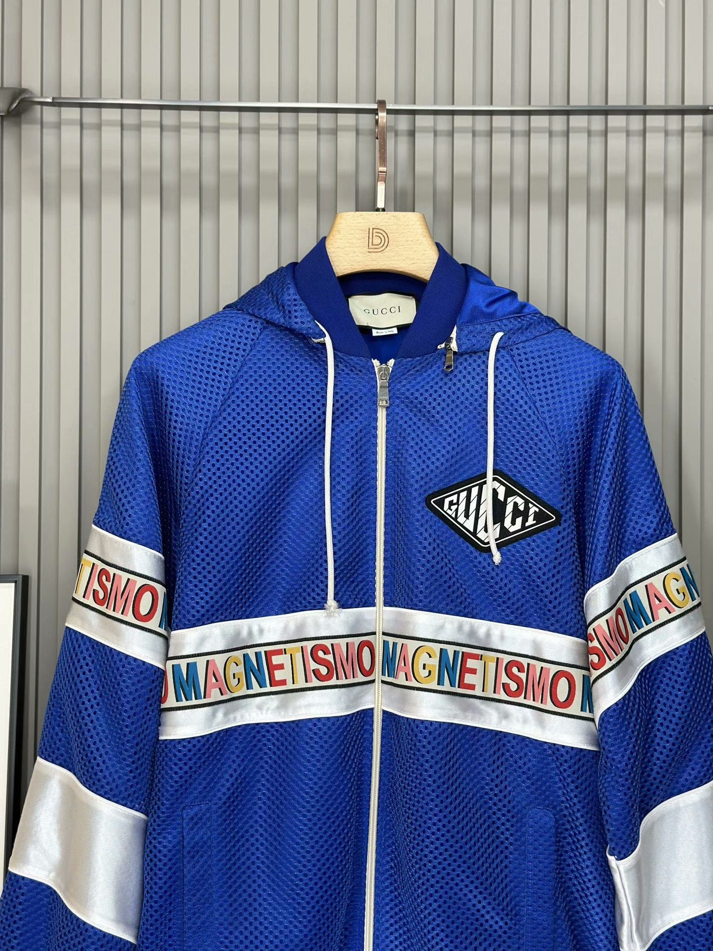 Gucci Gucci Blue Casual Detachable Hood Jacket Size US M / EU 48-50 / 2 - 5 Thumbnail
