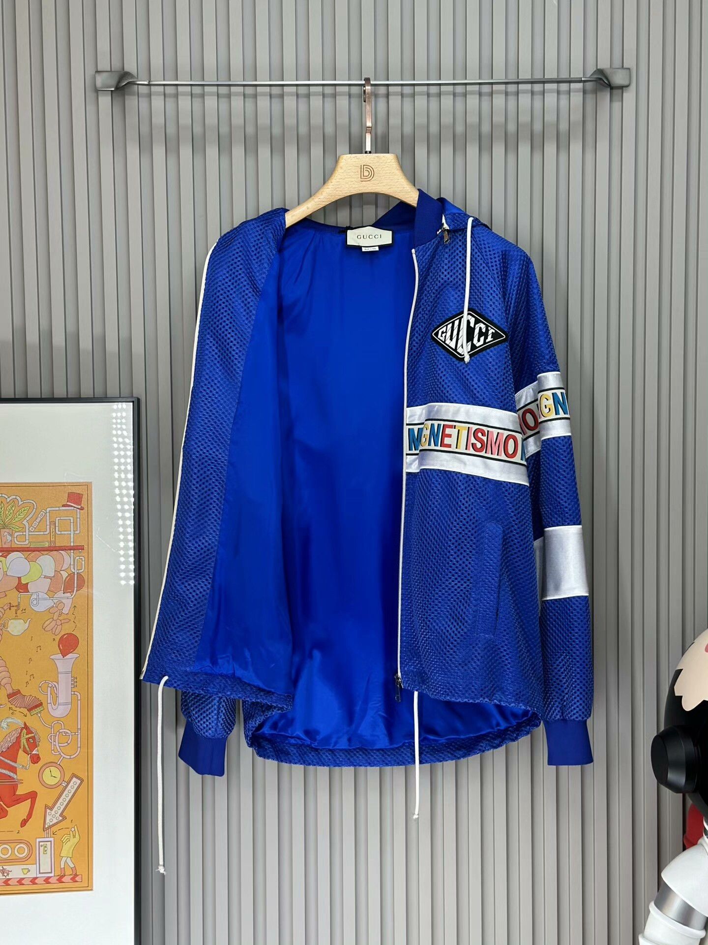 Gucci Gucci Blue Casual Detachable Hood Jacket Size US M / EU 48-50 / 2 - 4 Thumbnail