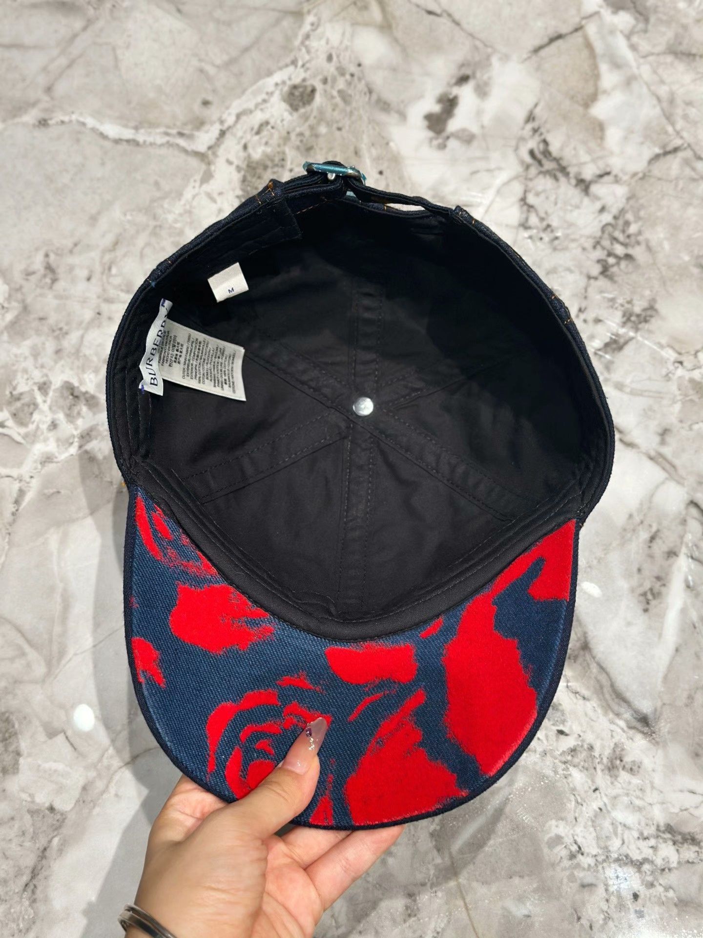 Burberry Burberry Dark Blue Denim Baseball Cap Size ONE SIZE - 3 Thumbnail