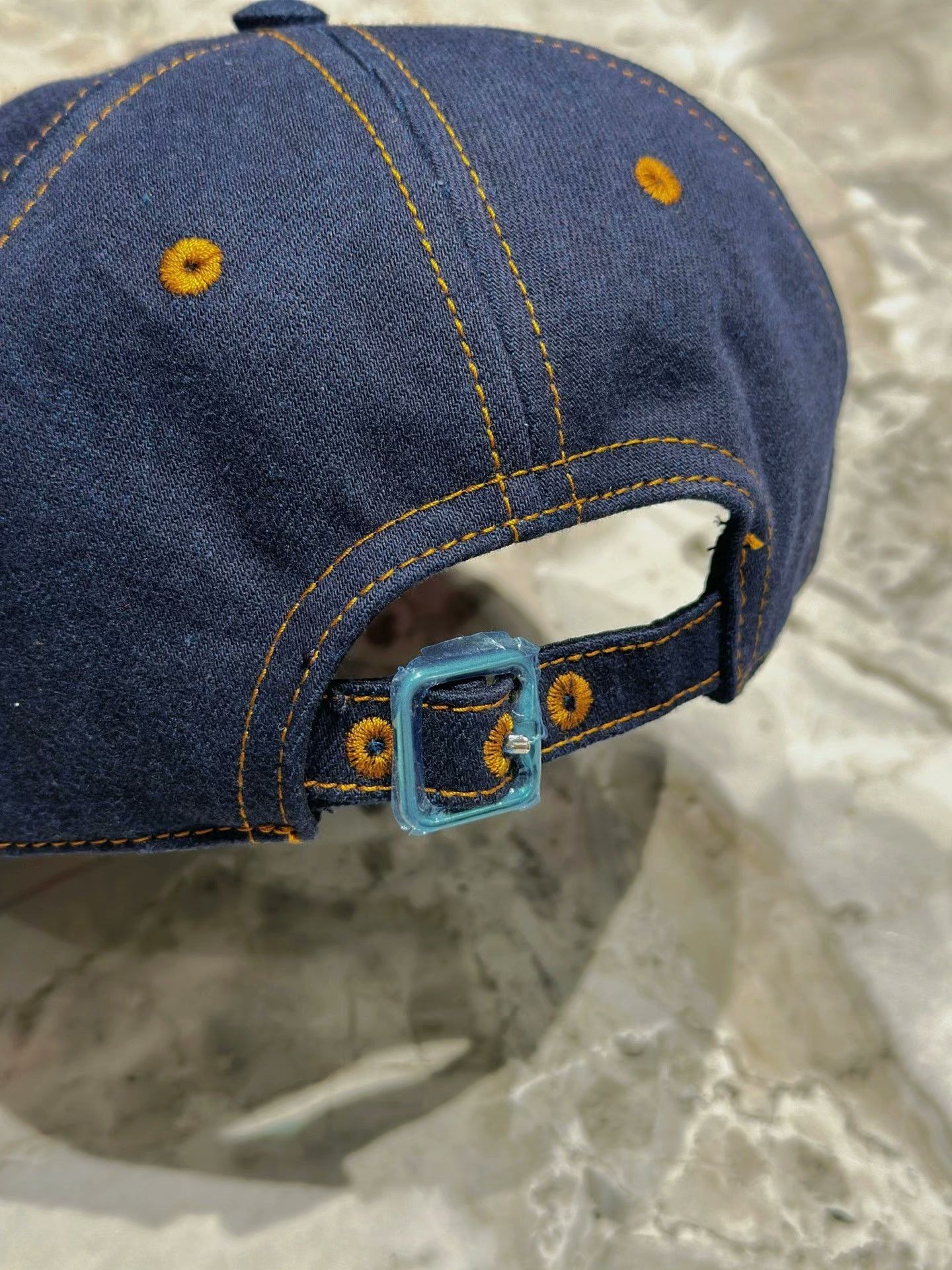Burberry Burberry Dark Blue Denim Baseball Cap Size ONE SIZE - 4 Thumbnail