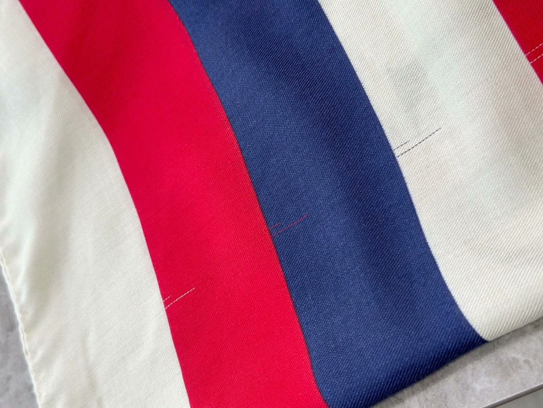 Gucci Gucci Colorblock Casual Long Silk Scarf Size ONE SIZE - 7 Thumbnail
