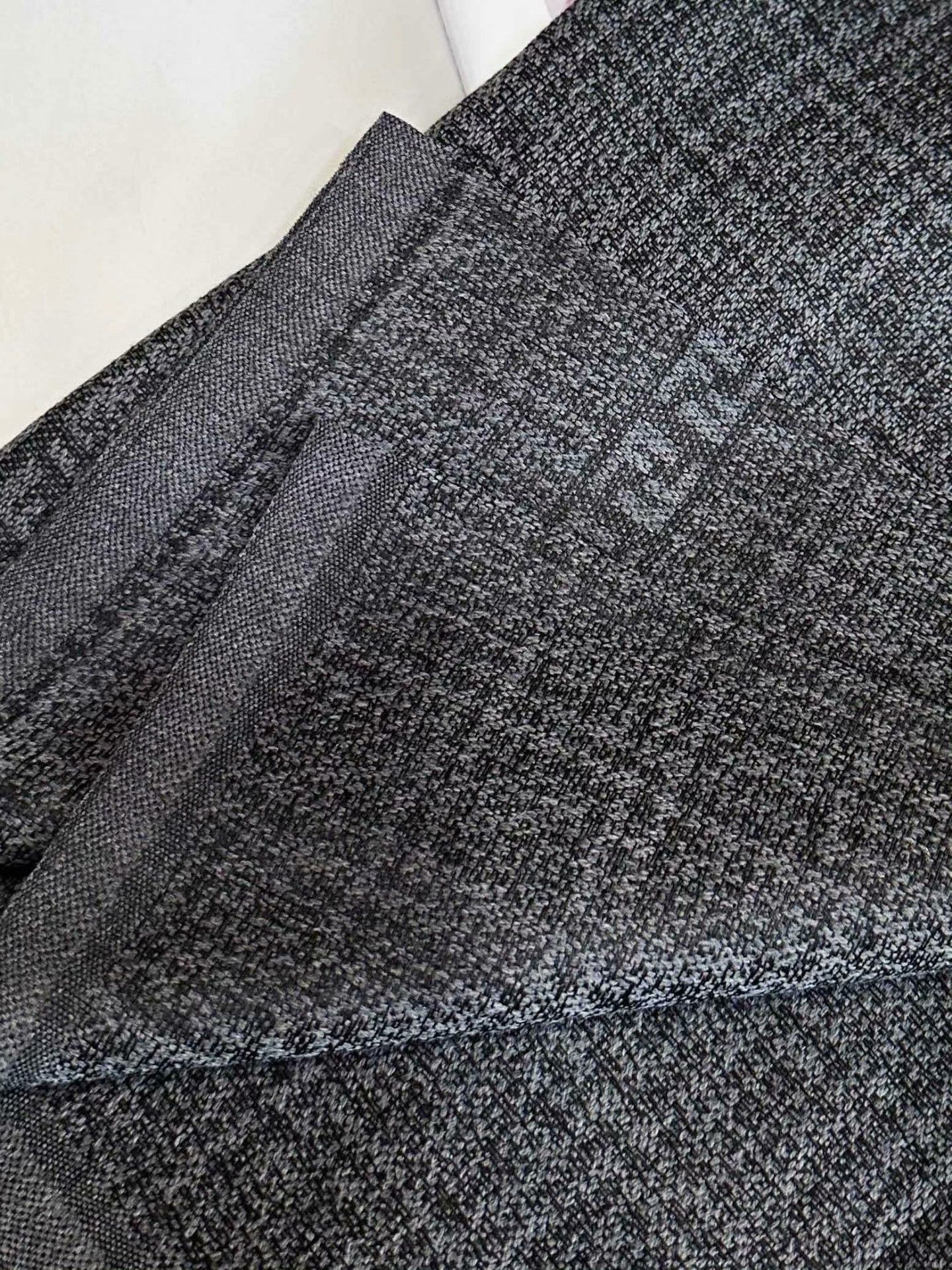 Fendi Fendi Black Gray Wool Scarf Size ONE SIZE - 5 Thumbnail