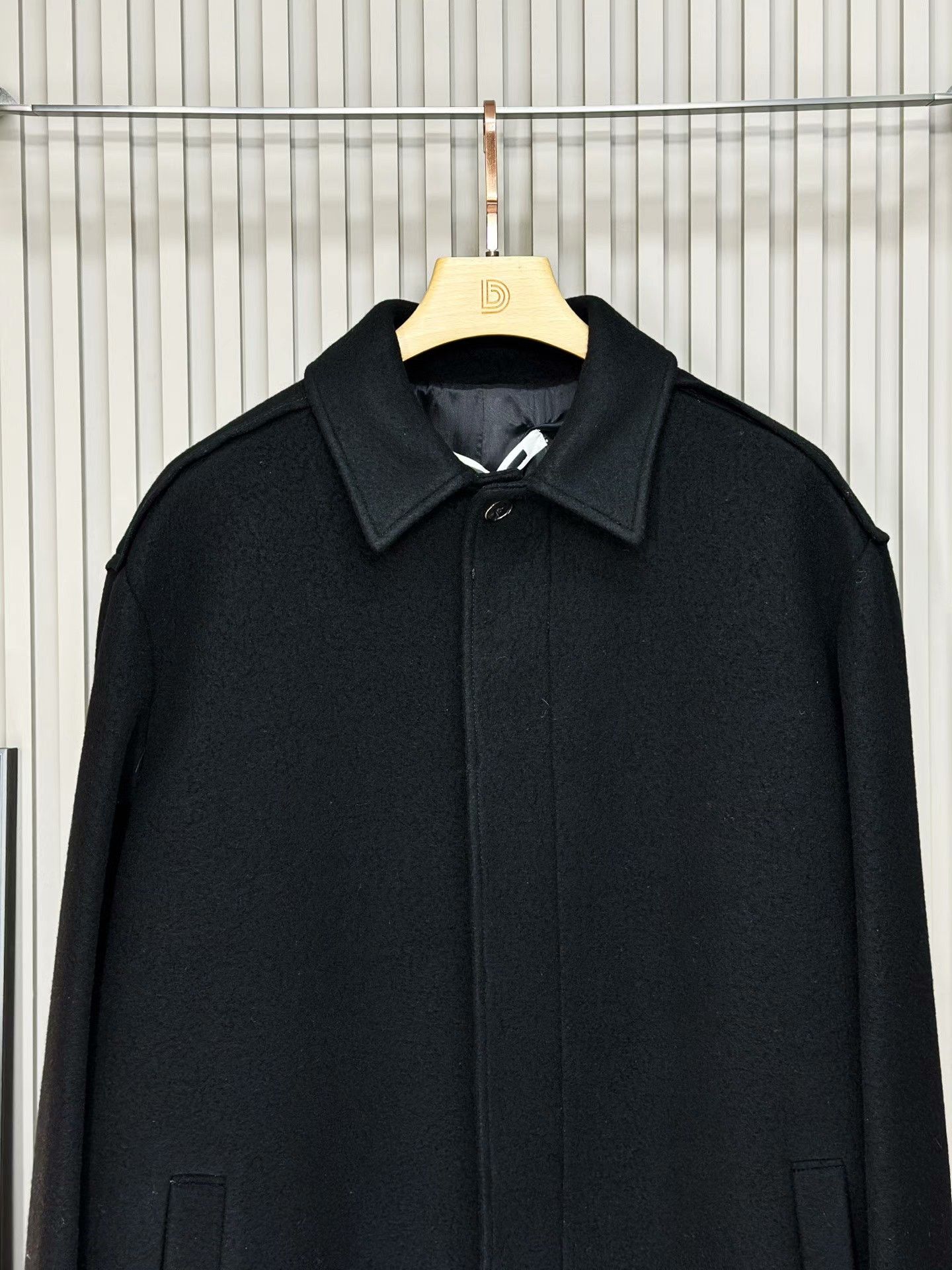 McQ Alexander McQueen MCQ Black Casual Wool Coat Italy Size US L / EU 52-54 / 3 - 4 Thumbnail