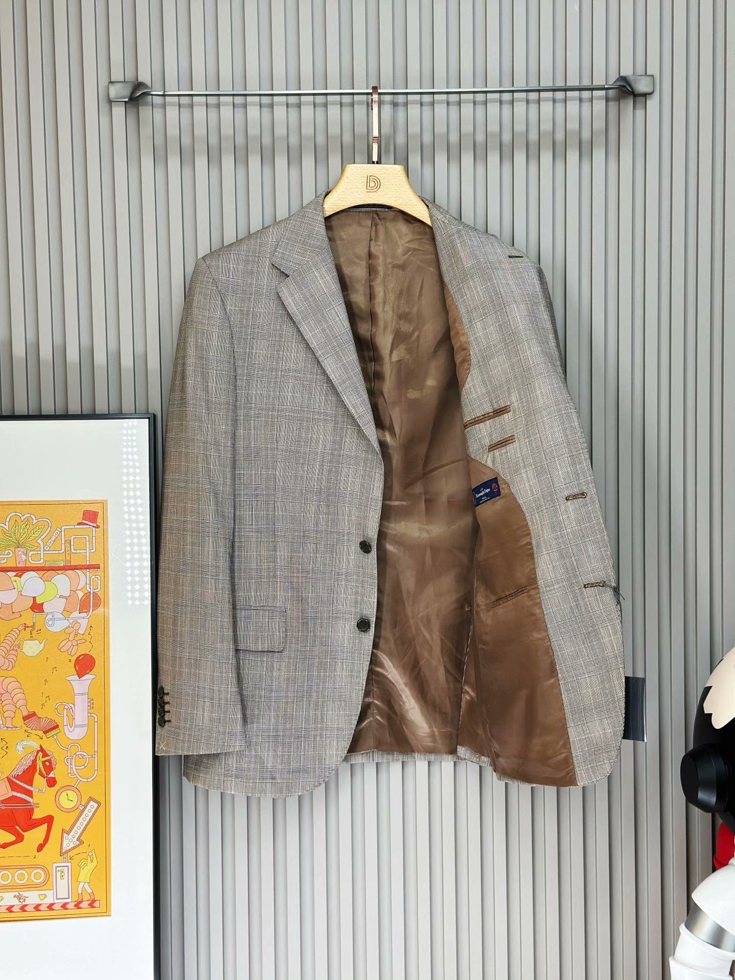 Ermenegildo Zegna Ermenegildo Zegna Gray-Brown Wool Suit Size US M / EU 48-50 / 2 - 4 Thumbnail