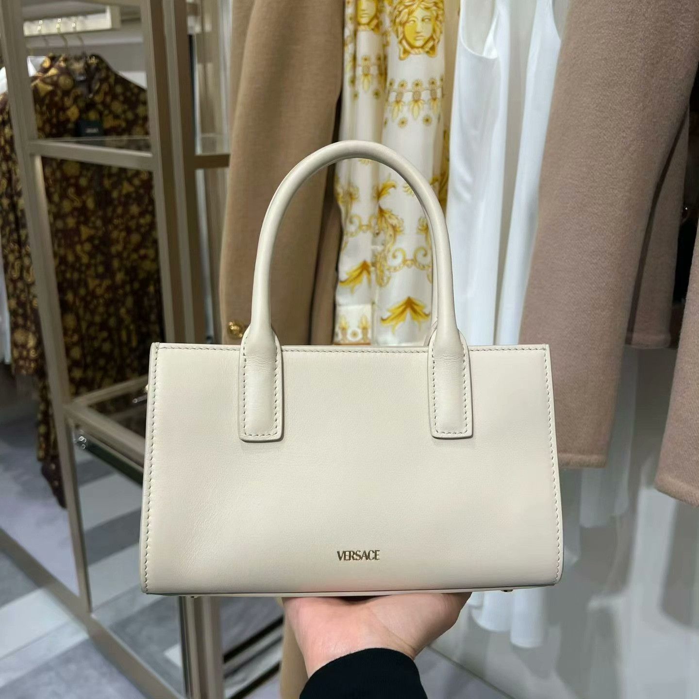 Versace Versace White Medusa Tote Bag Size ONE SIZE - 3 Thumbnail