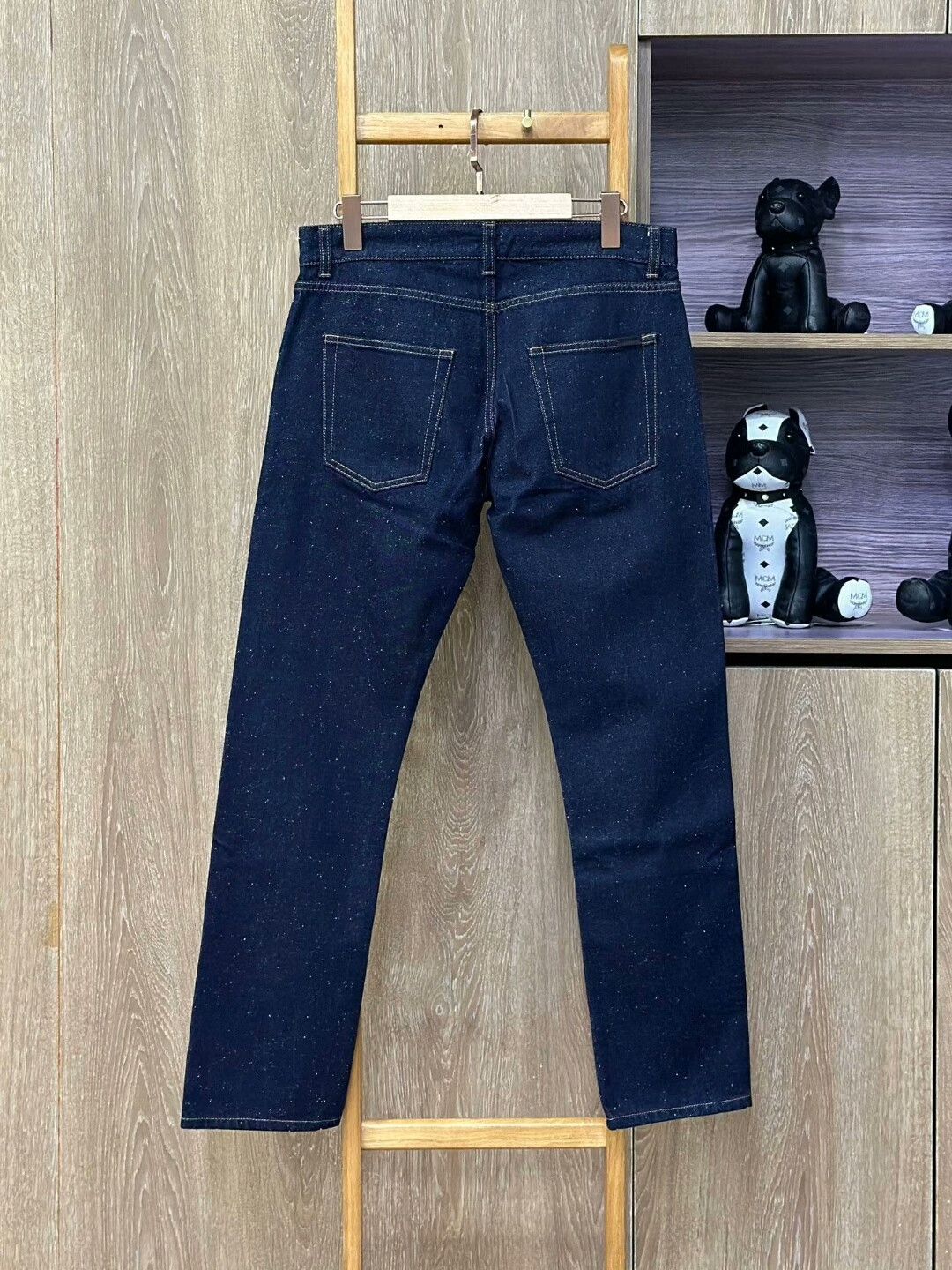 Saint Laurent Paris Saint Laurent Navy Casual Straight Jeans Size 30" / US 8 / IT 44 - 2 Thumbnail
