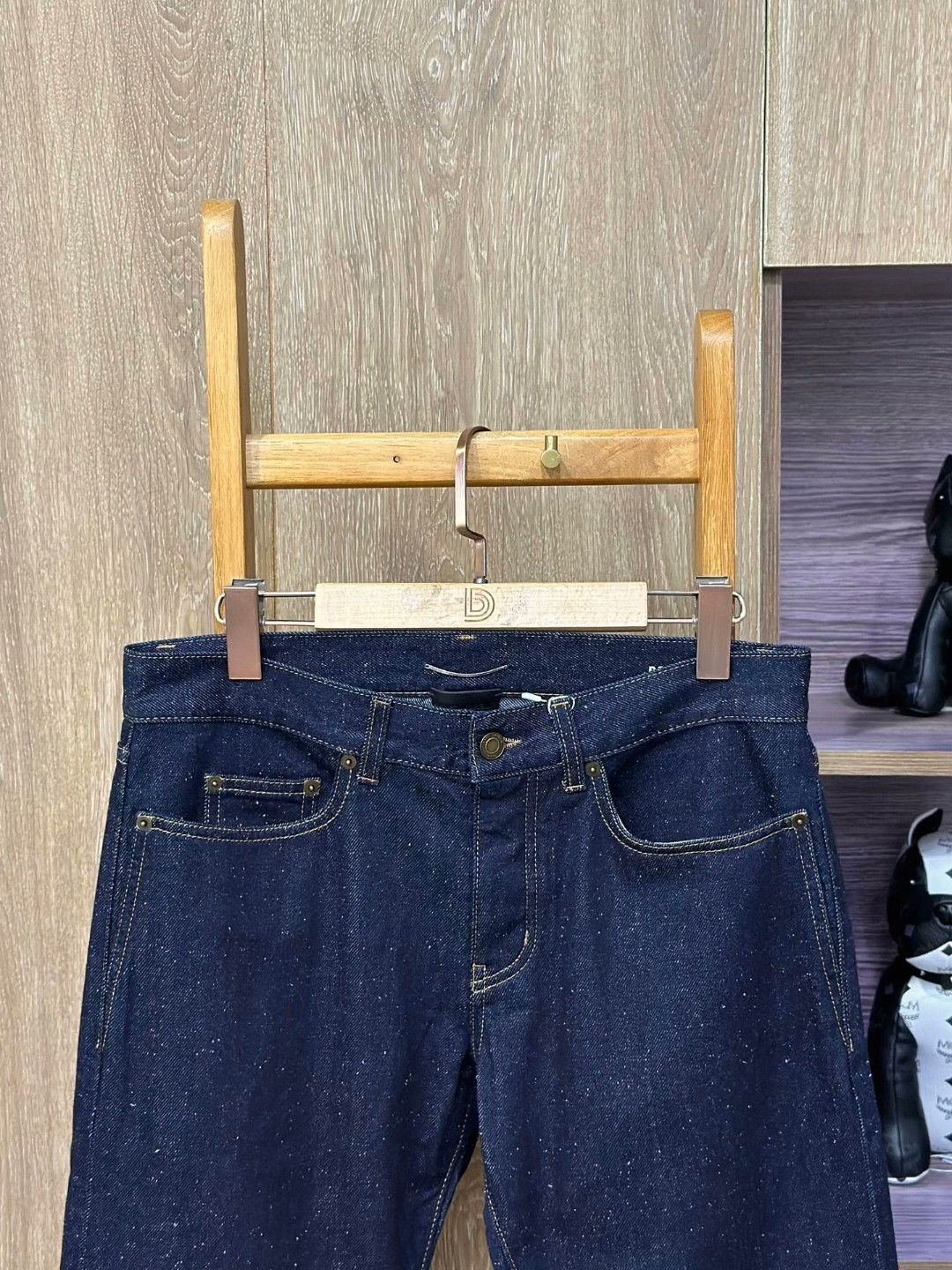 Saint Laurent Paris Saint Laurent Navy Casual Straight Jeans Size 30" / US 8 / IT 44 - 3 Thumbnail