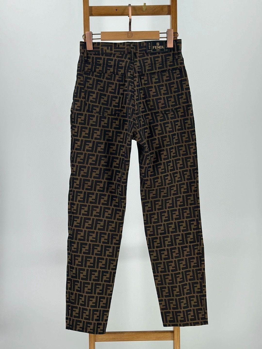 Fendi Fendi Classic Monogram Trousers Size 28" / US 6 / IT 42 - 2 Thumbnail