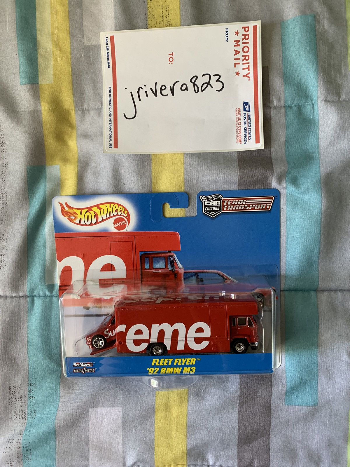 Supreme BRAND NEW Supreme Hot Wheels Fleet Flyer + 1992 BMW M3