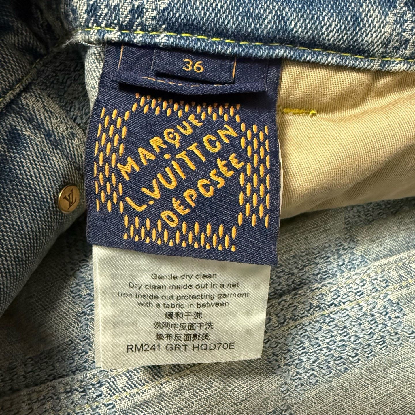 Louis Vuitton Louis Vuitton Pharrell Checkerboard Flared Jeans Size US 36 / EU 52 - 6 Thumbnail