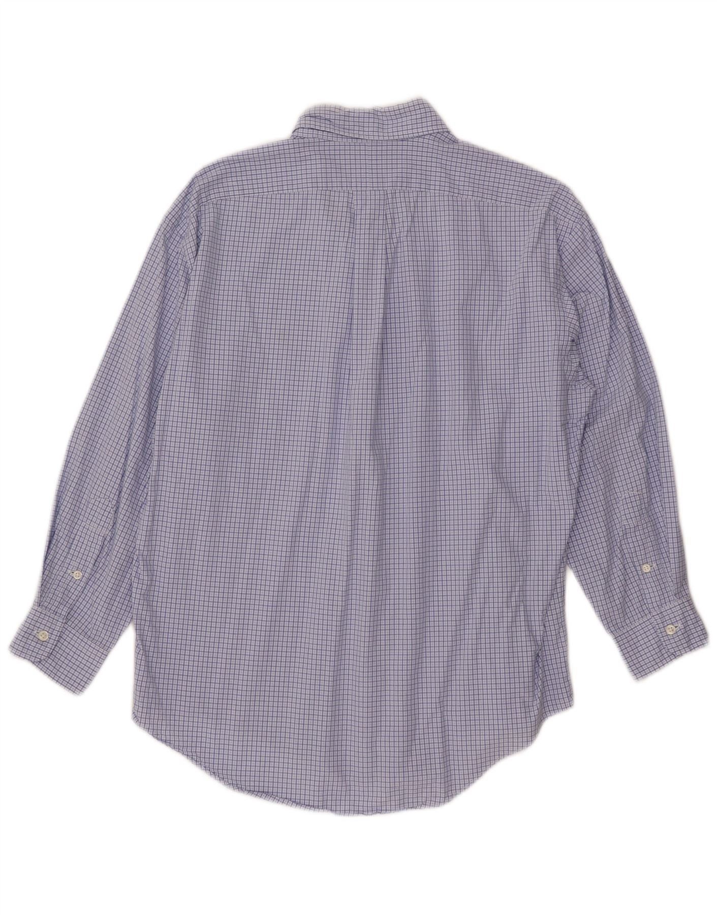 Polo Ralph Lauren Mens Yarmouth Loose Fit Shirt 15 Medium Blue Check Size US M / EU 48-50 / 2 - 2 Thumbnail