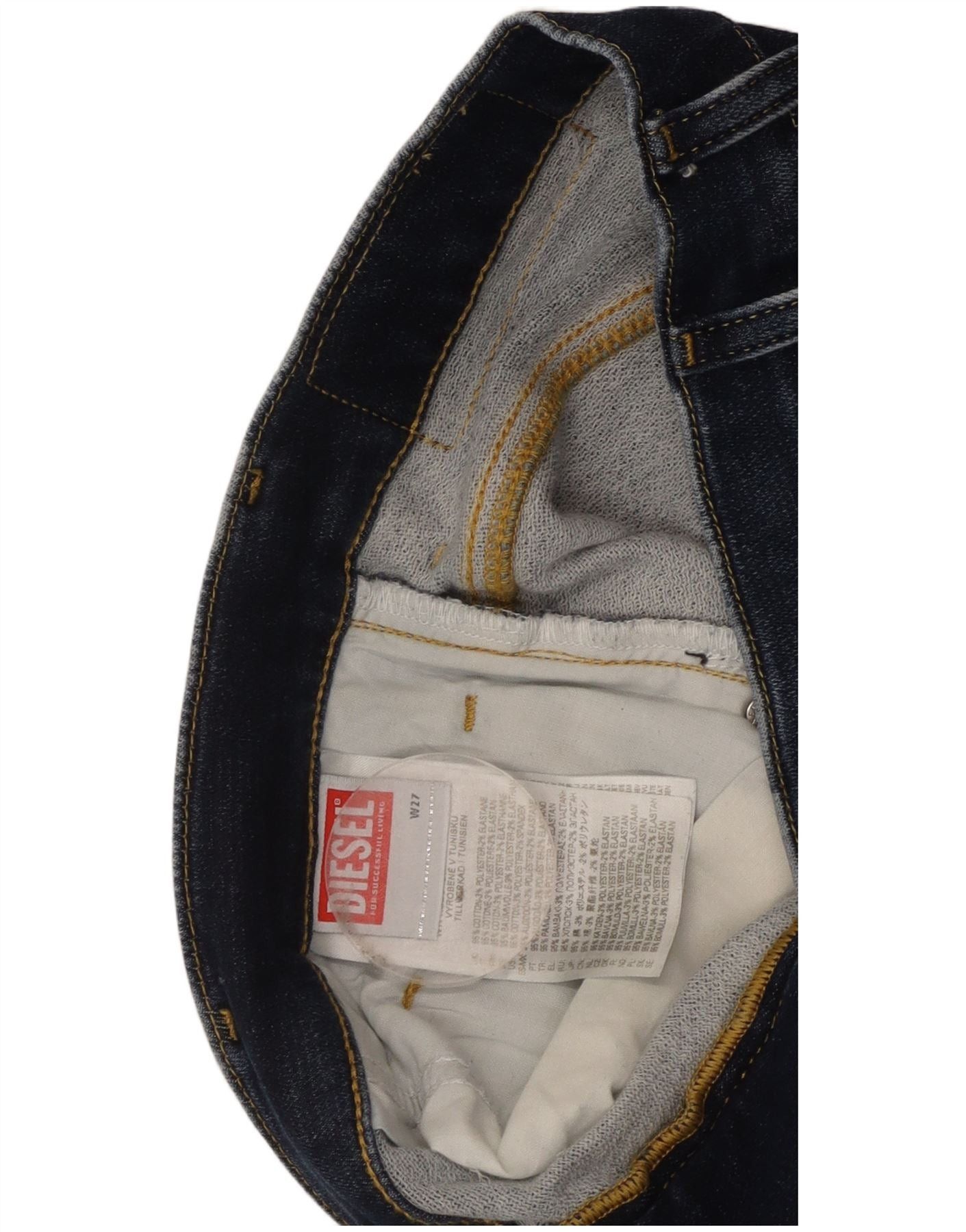 Diesel Womens Skinny Jeans W27 L30 Blue Cotton Size 42" / US 20 - 3 Thumbnail