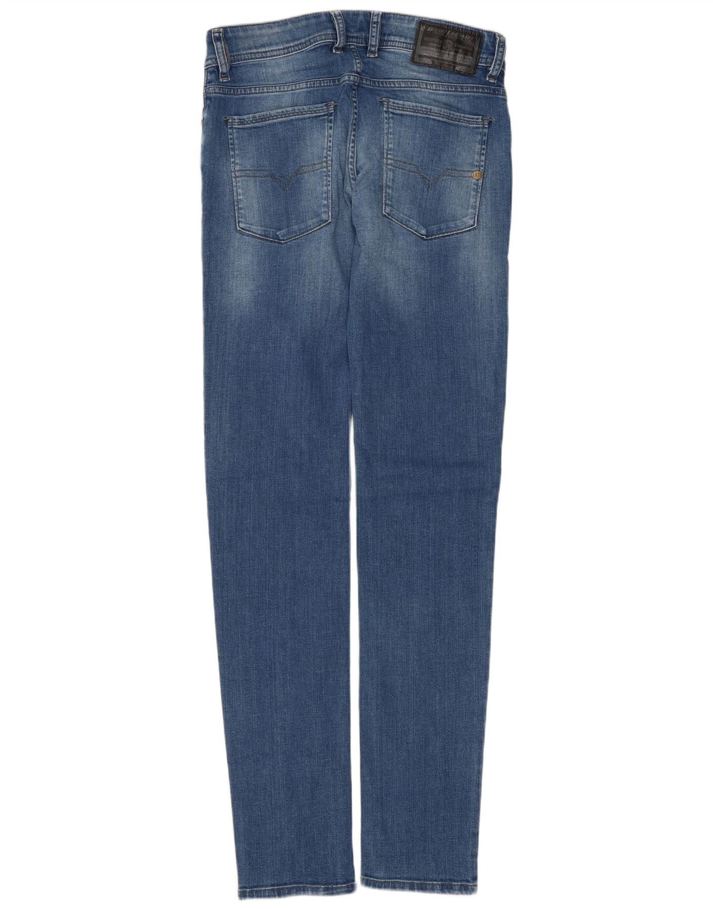 Diesel Womens Slim Jeans W28 L32 Blue Cotton Size 42" / US 20 - 2 Thumbnail