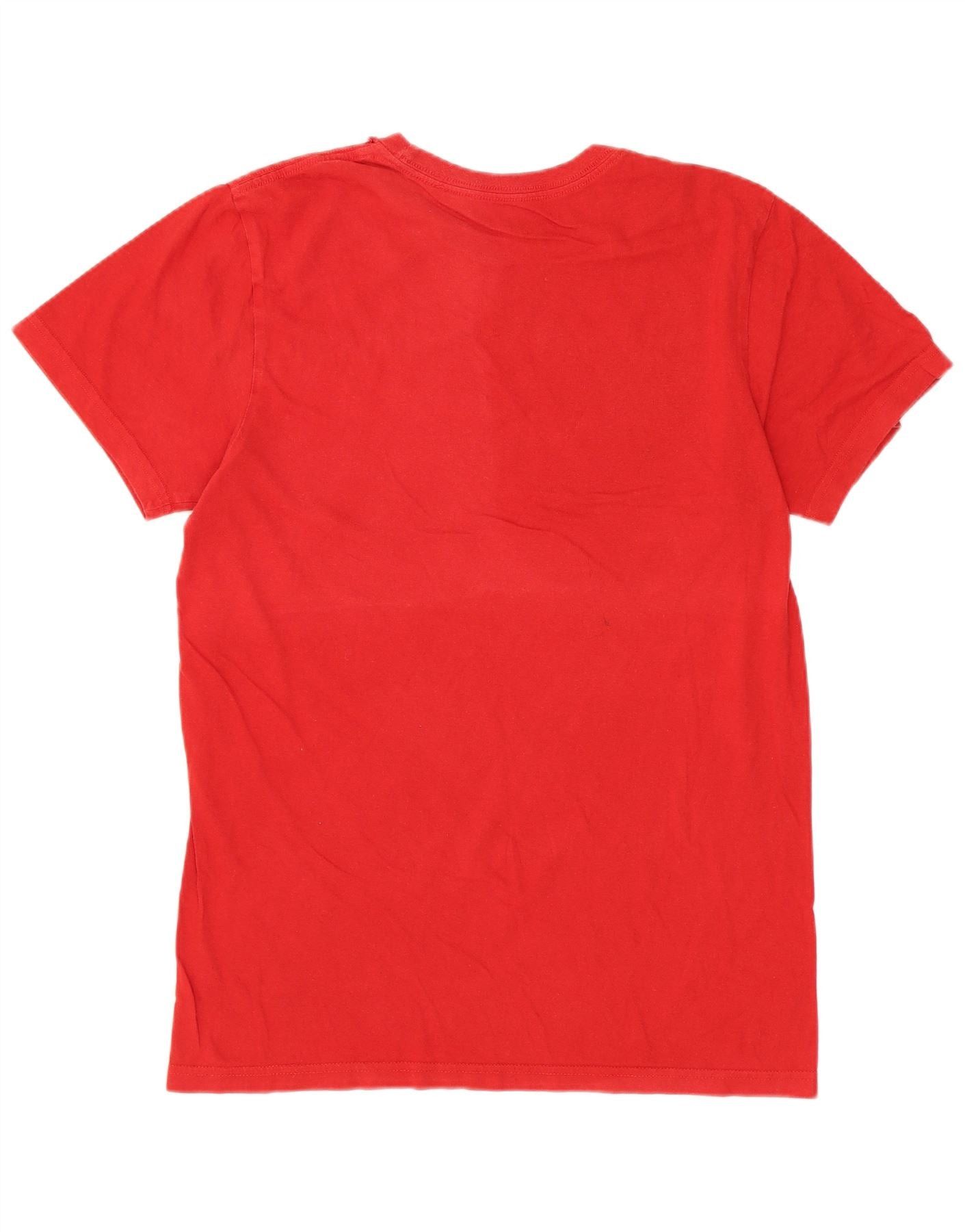 Polo Ralph Lauren Mens Classic Fit T-Shirt Top Small Red Cotton Size US S / EU 44-46 / 1 - 2 Thumbnail