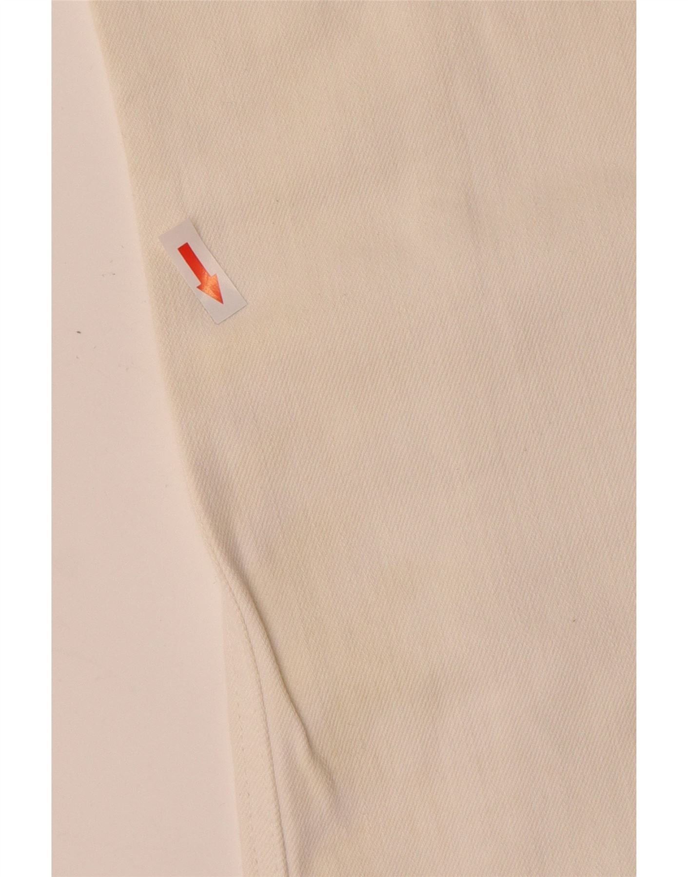Diesel Womens Rokket Straight Jeans W29 L34 White Cotton Size 42" / US 20 - 4 Thumbnail