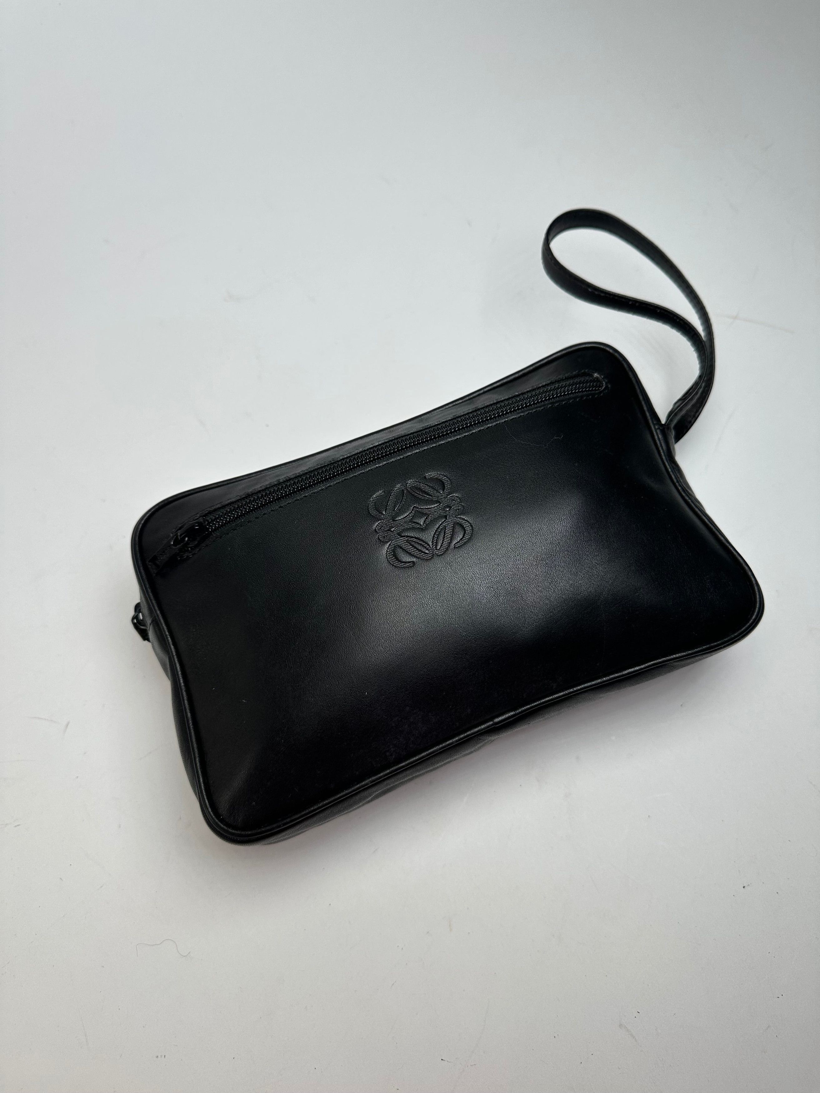 Loewe Vintage Madrid Leather Clutch Black Size ONE SIZE - 7 Thumbnail