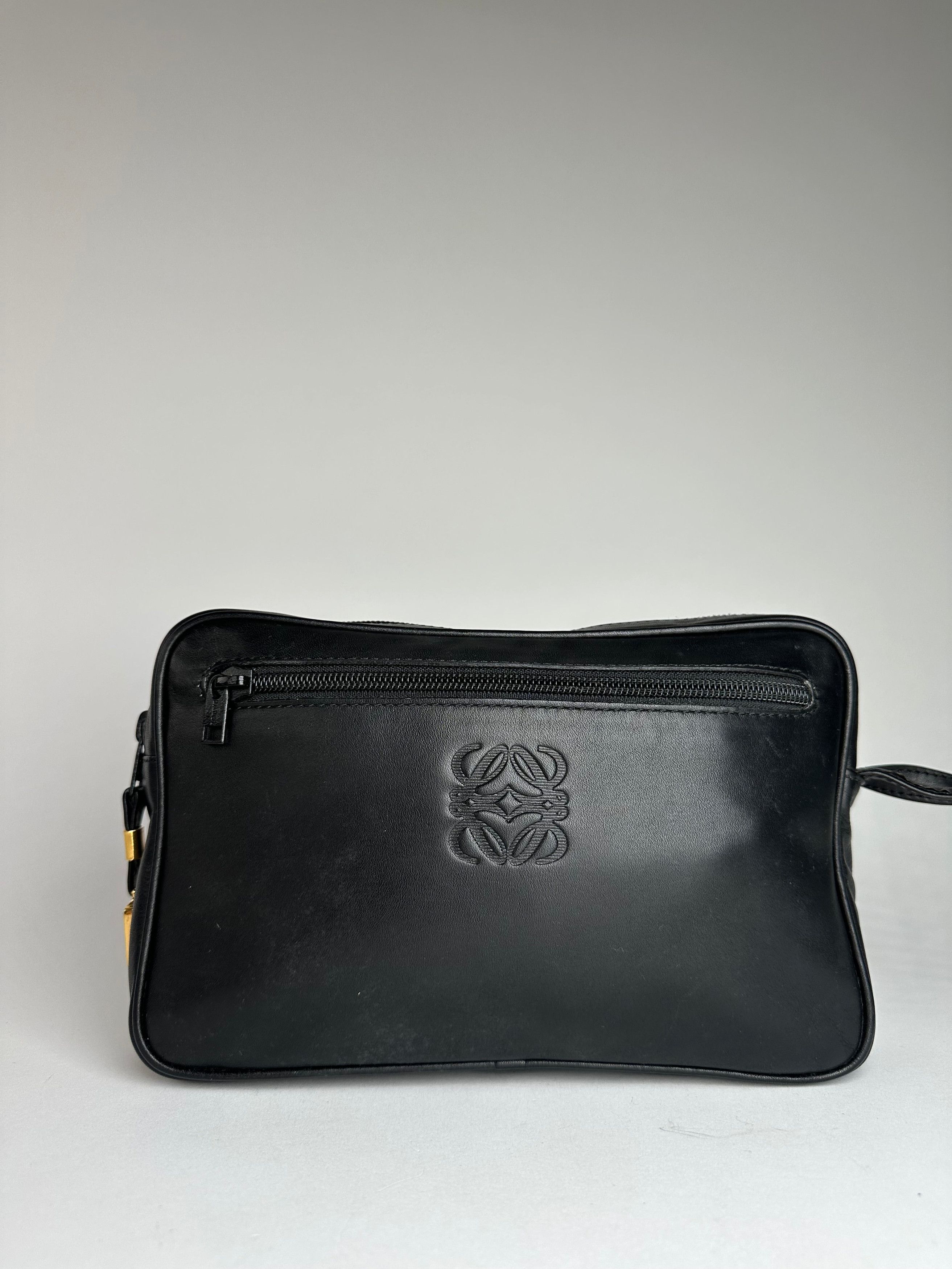 Loewe Vintage Madrid Leather Clutch Black Size ONE SIZE - 14 Thumbnail
