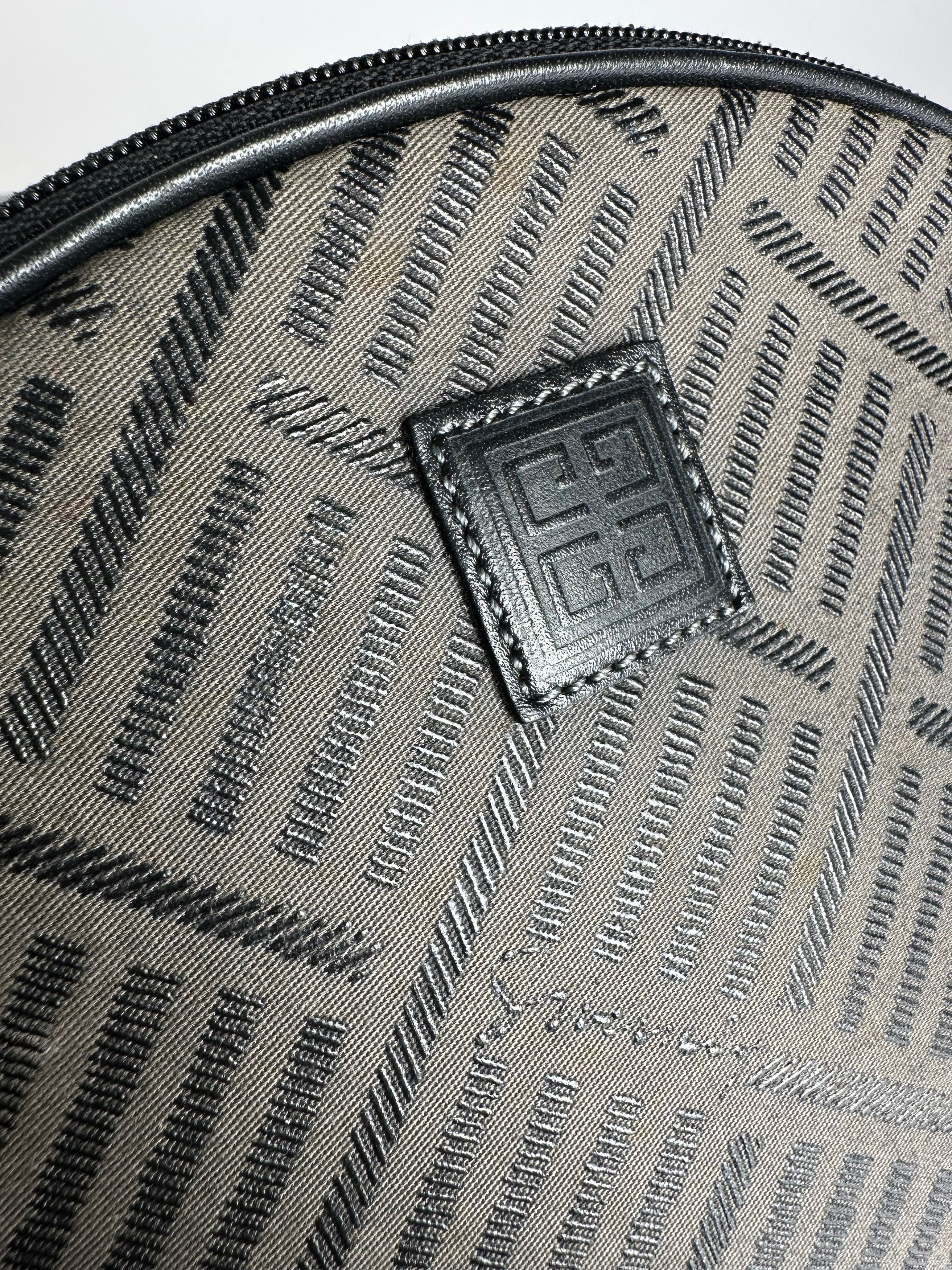 Givenchy Vintage Canvas Shoulder Bag Black Grey Size ONE SIZE - 8 Thumbnail