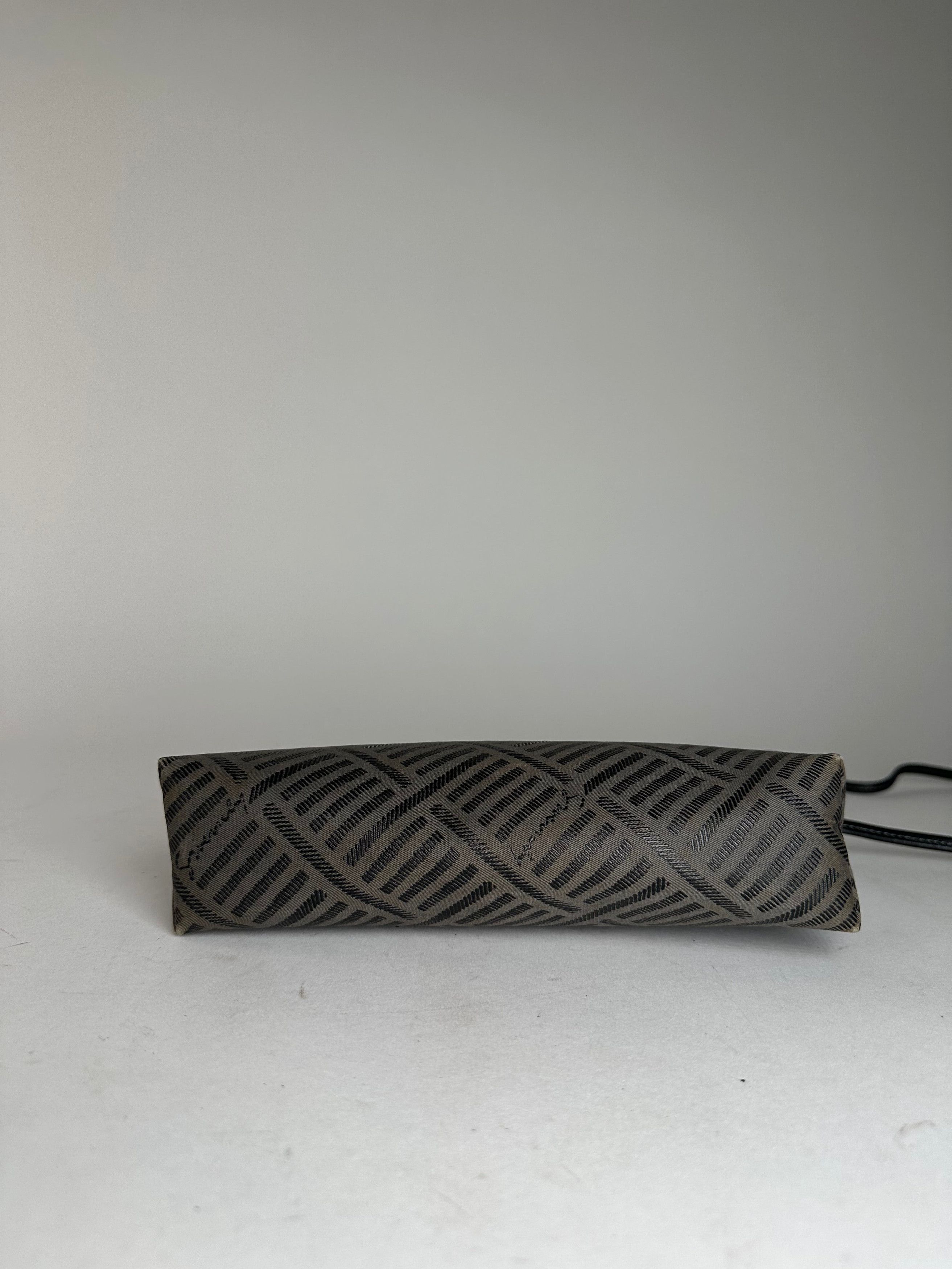 Givenchy Vintage Canvas Shoulder Bag Black Grey Size ONE SIZE - 11 Thumbnail