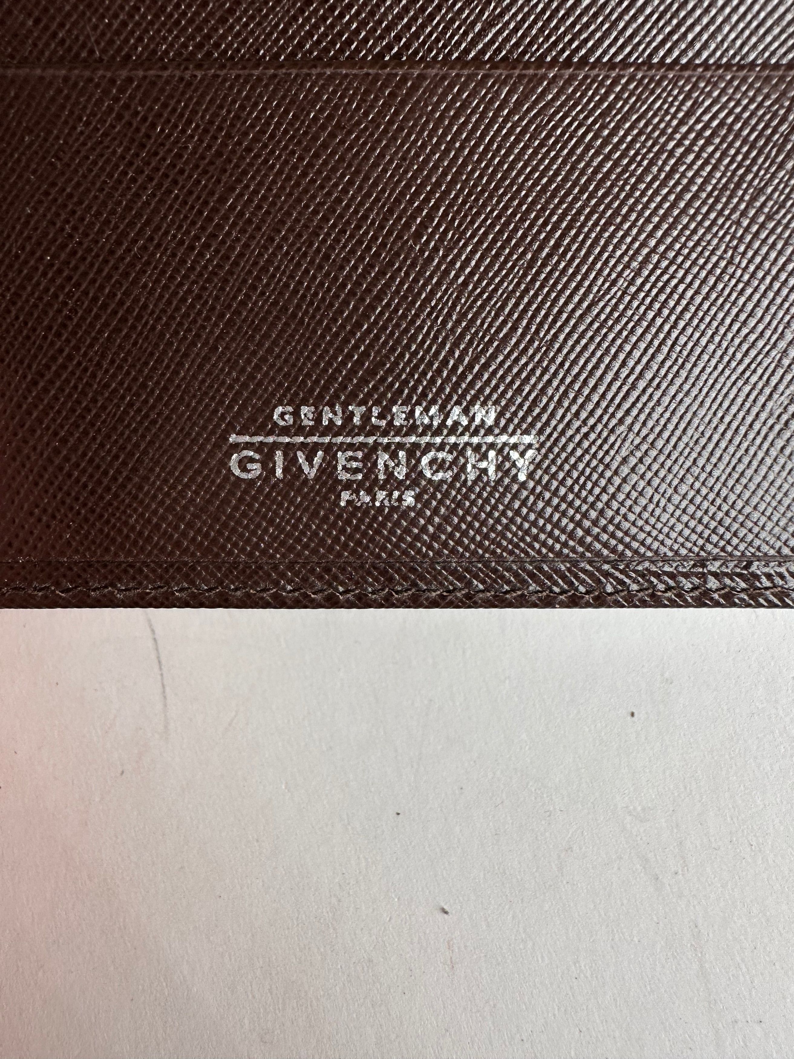 Givenchy Vintage Leather Card Holder Brown Size ONE SIZE - 5 Thumbnail