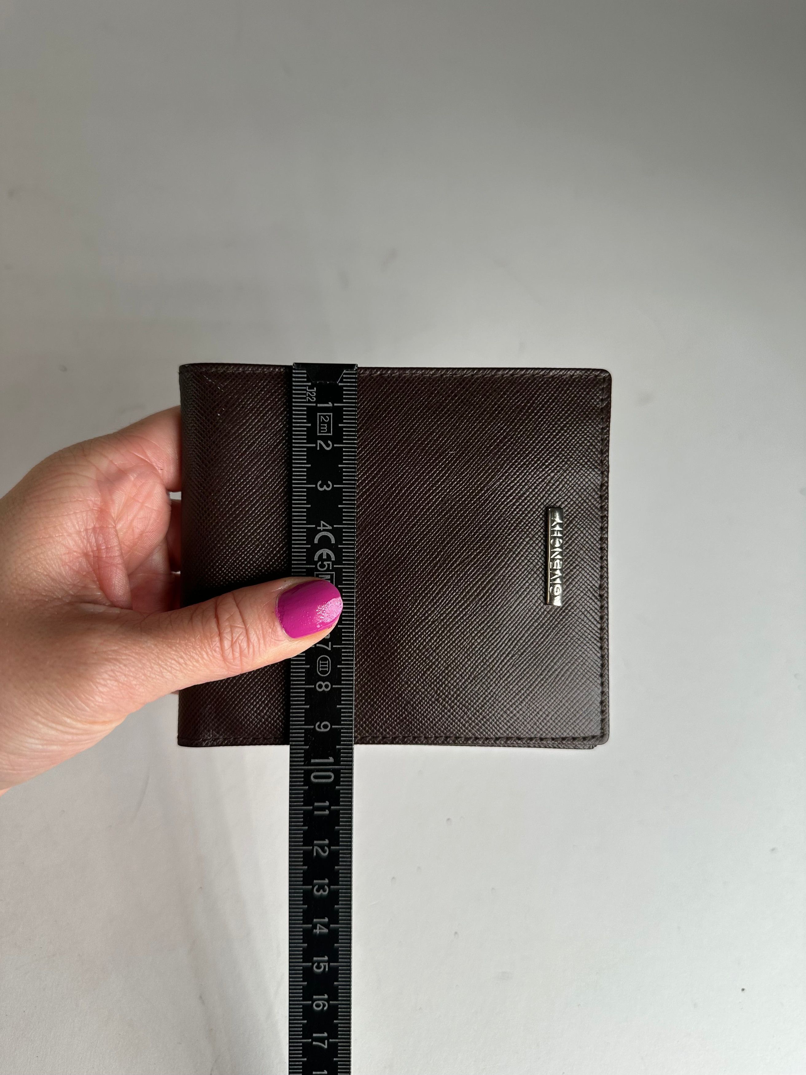 Givenchy Vintage Leather Card Holder Brown Size ONE SIZE - 9 Thumbnail